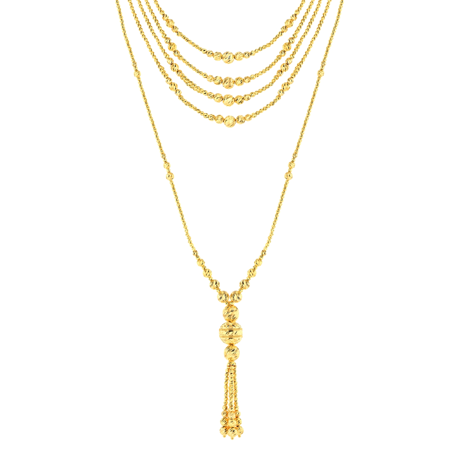 21K  Aureate Elegance Gold Necklace