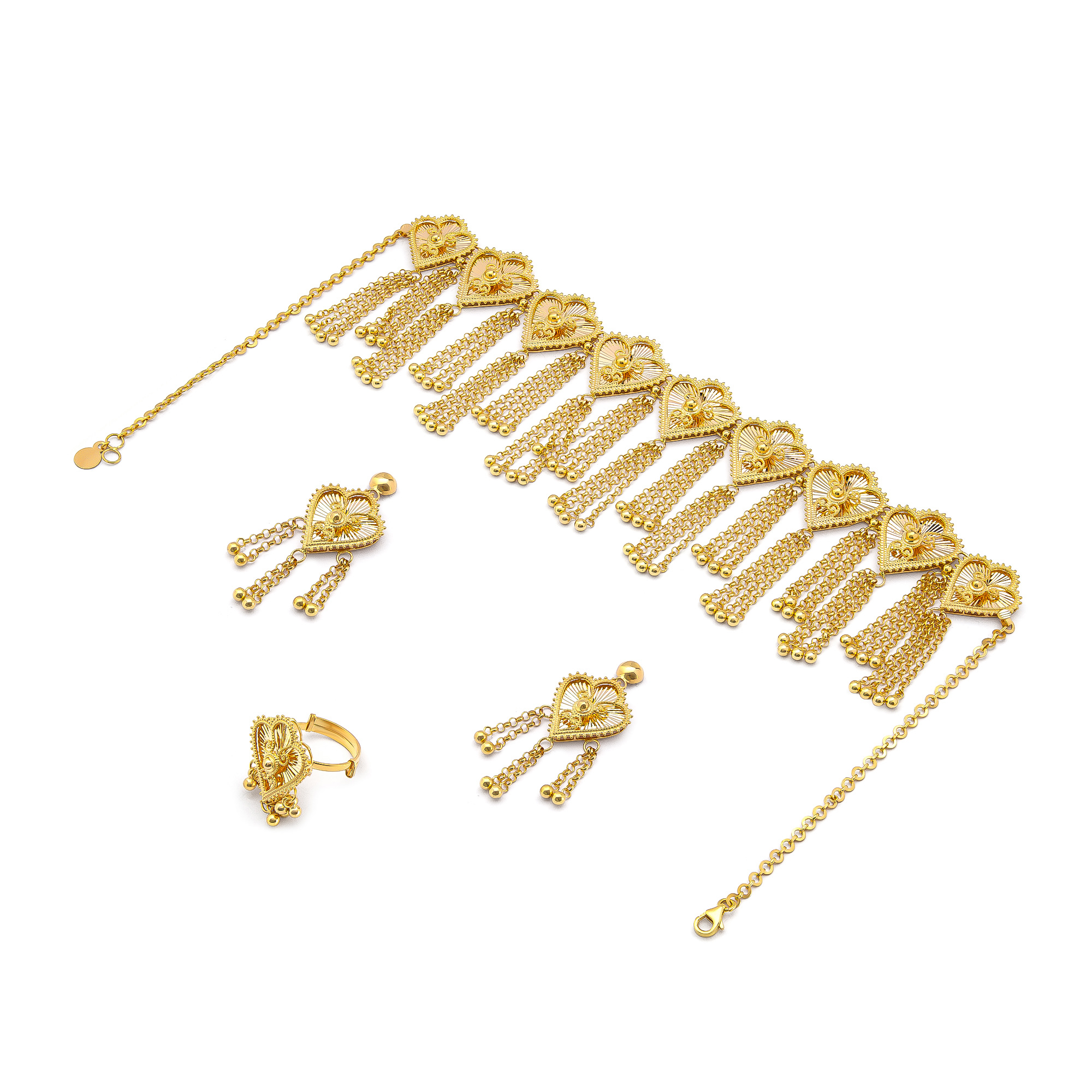 21K Traditional Gold Set from Al Door Collection