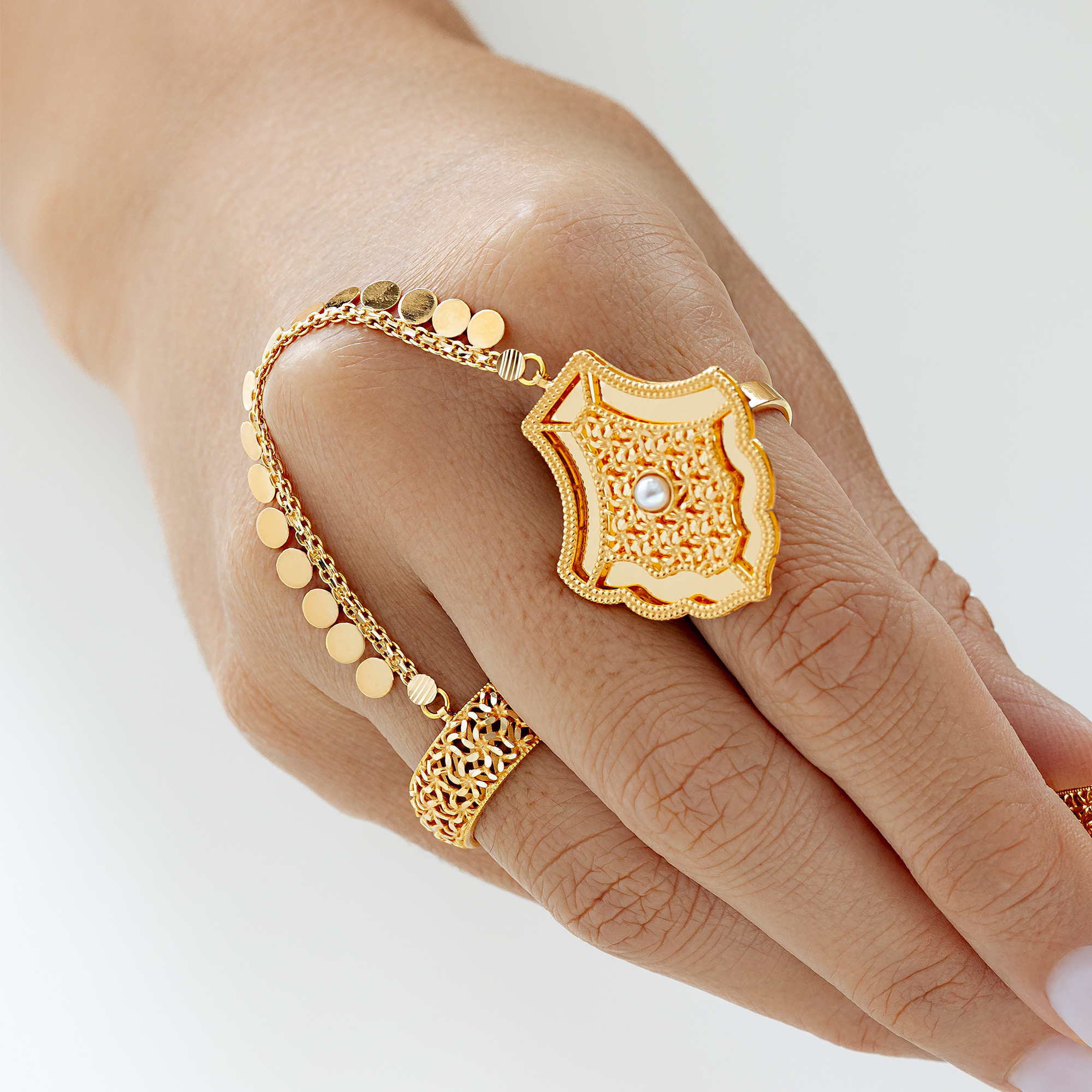 خاتم ذهب أسرار عيار 21