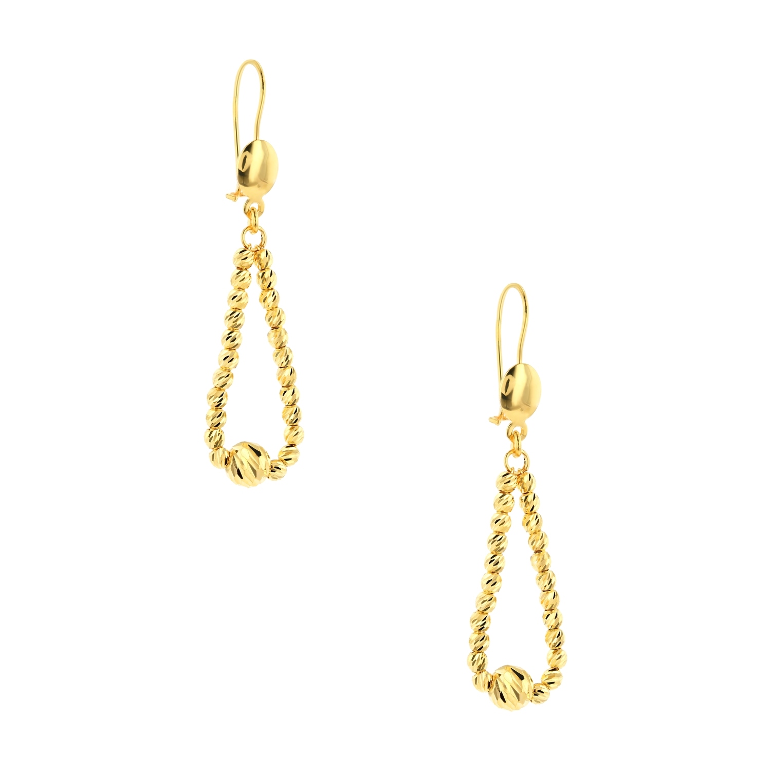 21K Helix Marina Gold Earrings