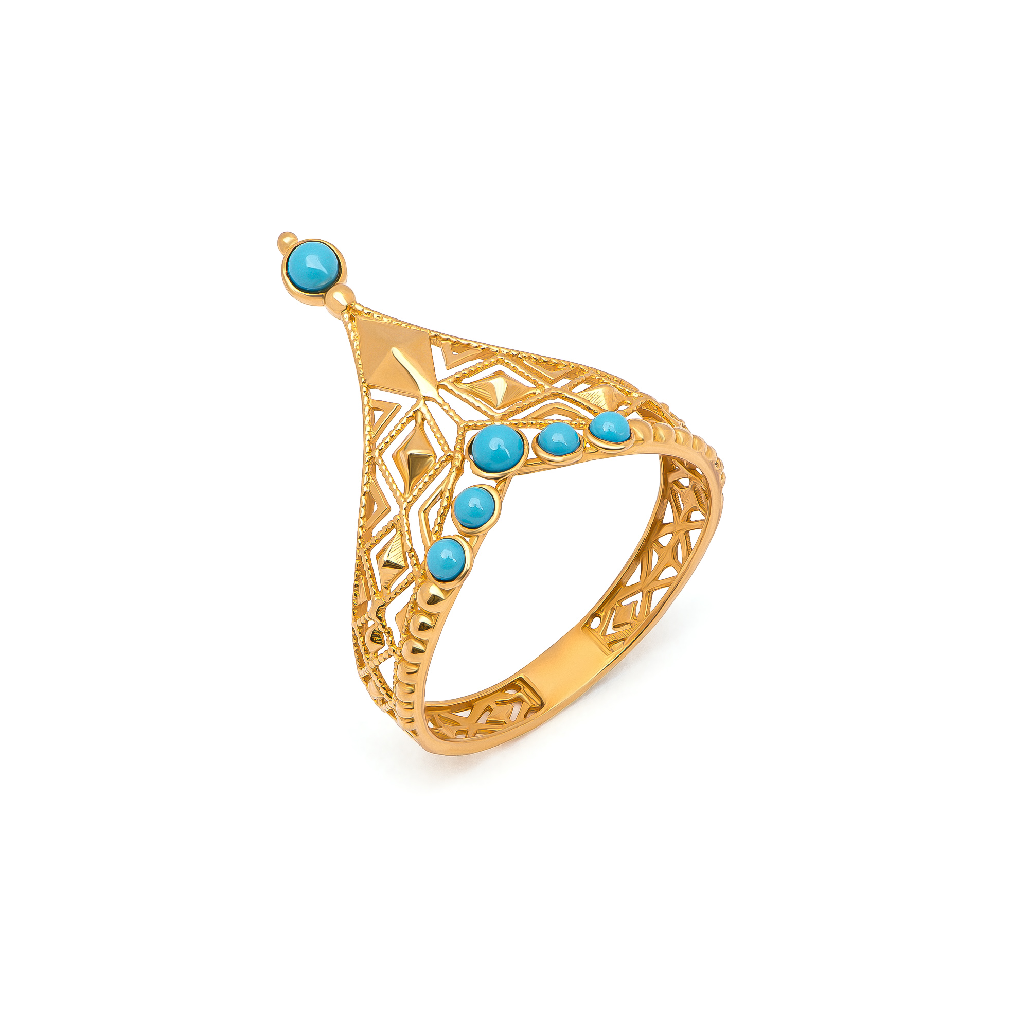 خاتم لفه من الذهب عيار 21 قيراط