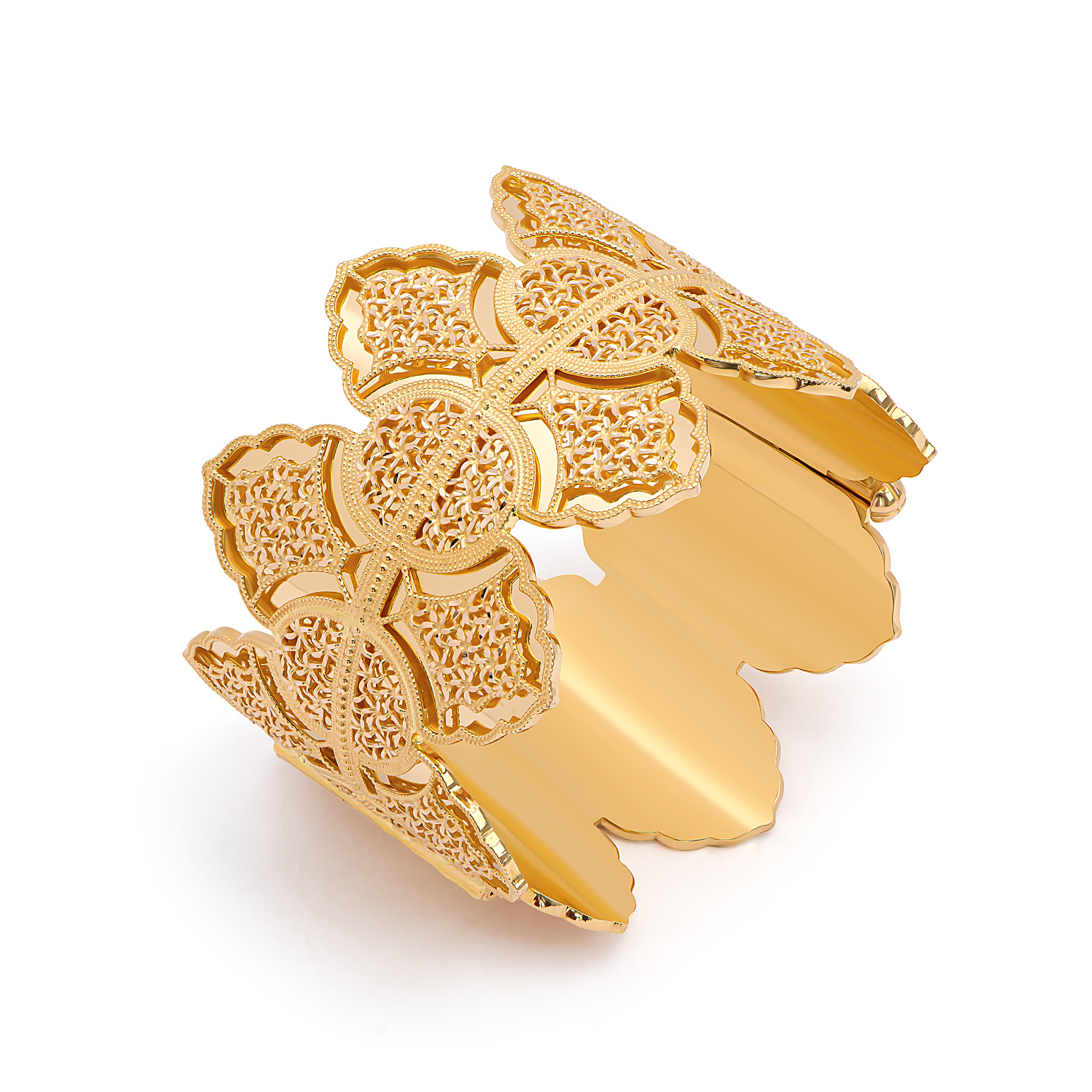 سوار فاذره من الذهب عيار 21 قيراط