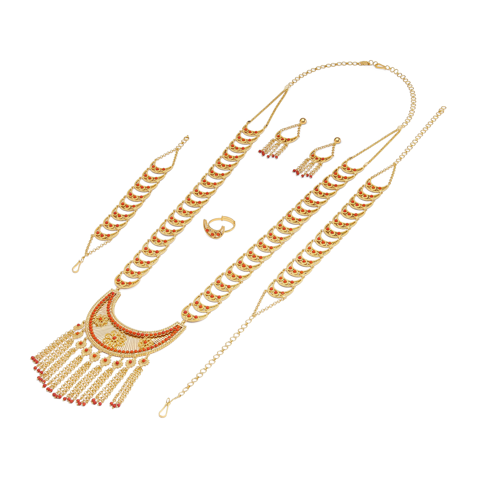 21K Traditional Gold Set from Hilal Collection