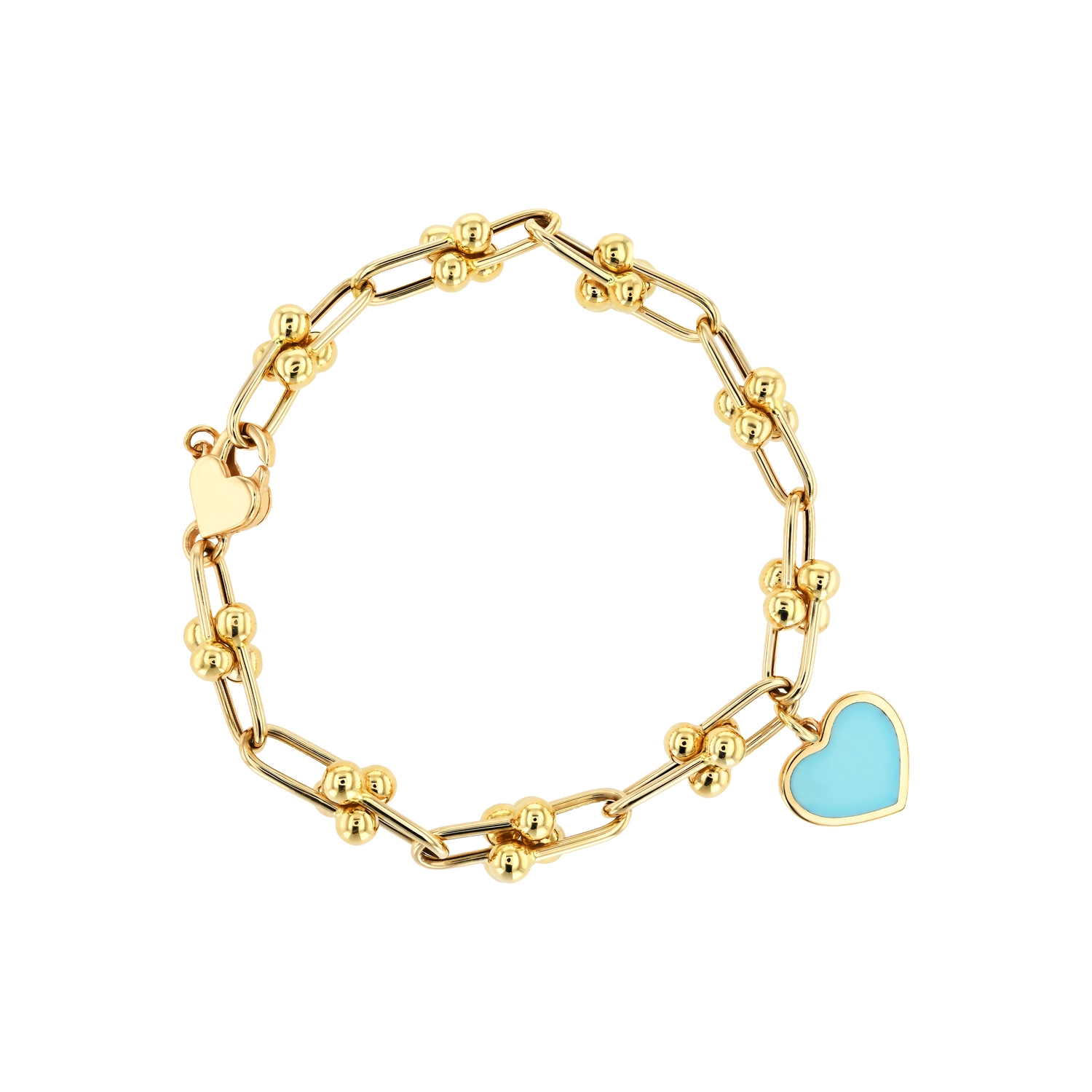 Linked Lowe 21K Gold Bracelet