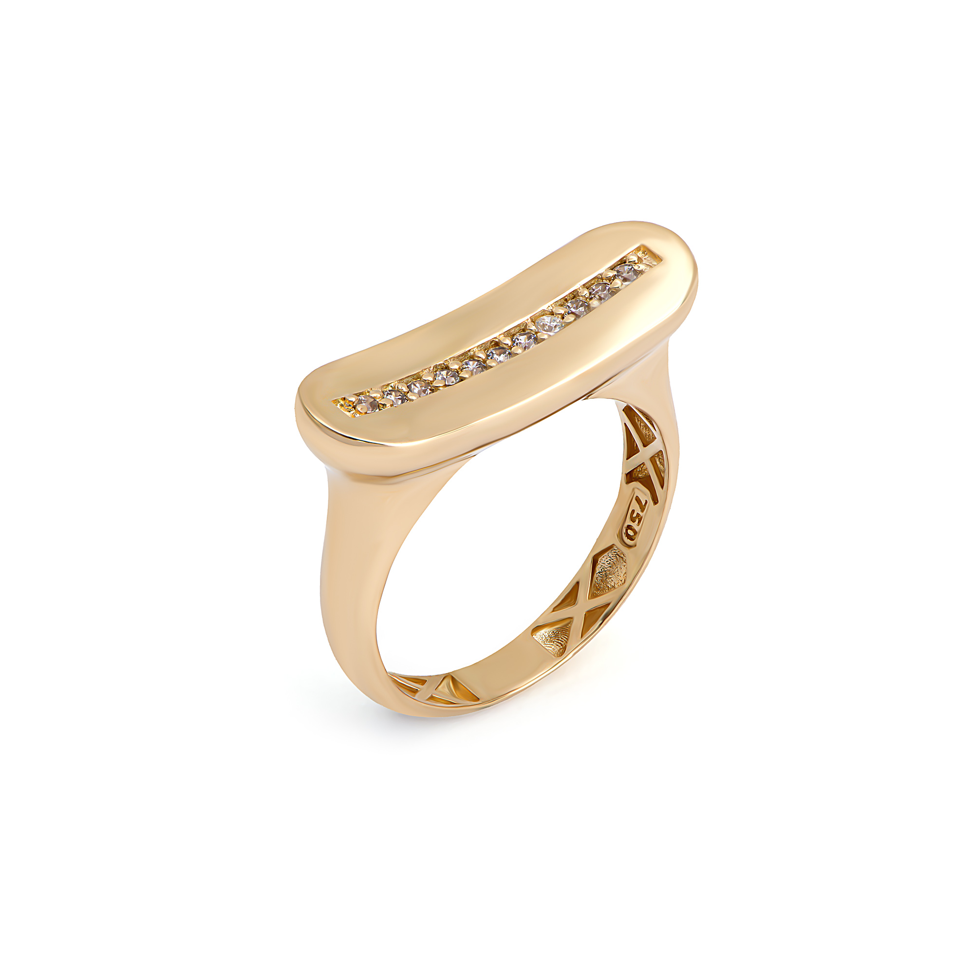 18K Nebula Gold Ring