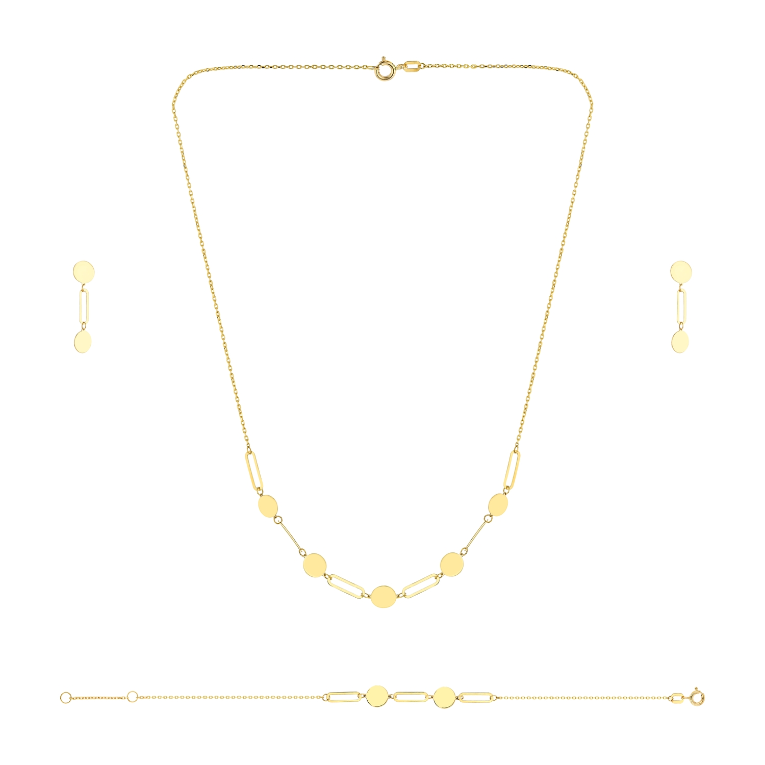 18K Harmony Disc Gold Set