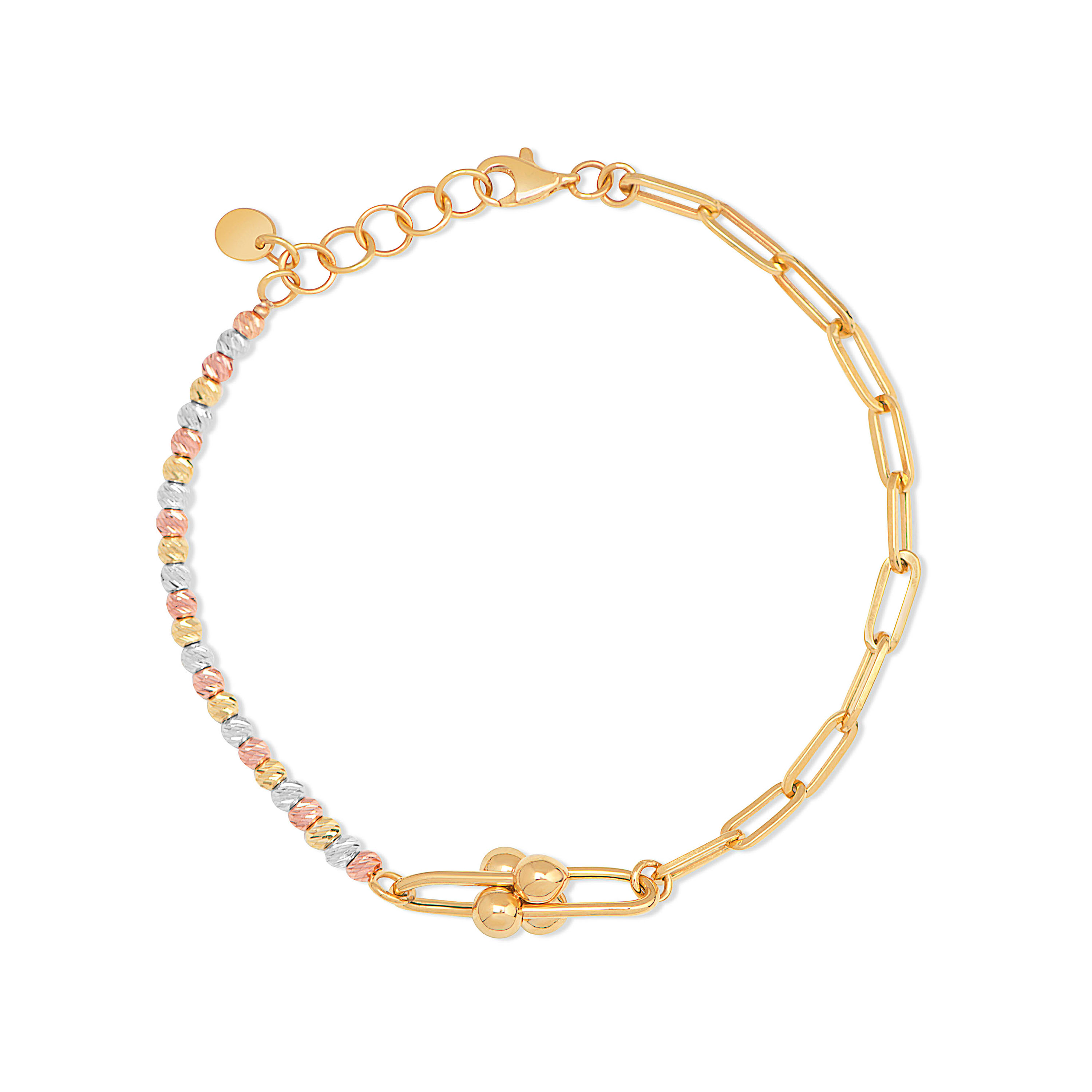 21K Juxtapose Gold Bracelet