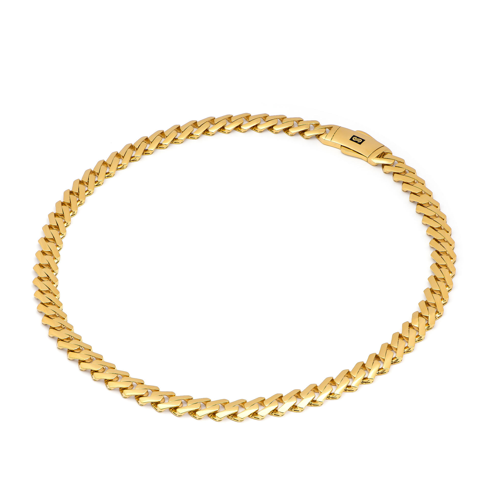 قلادة أودي من الذهب عيار 21 قيراط بتصميم موناكو