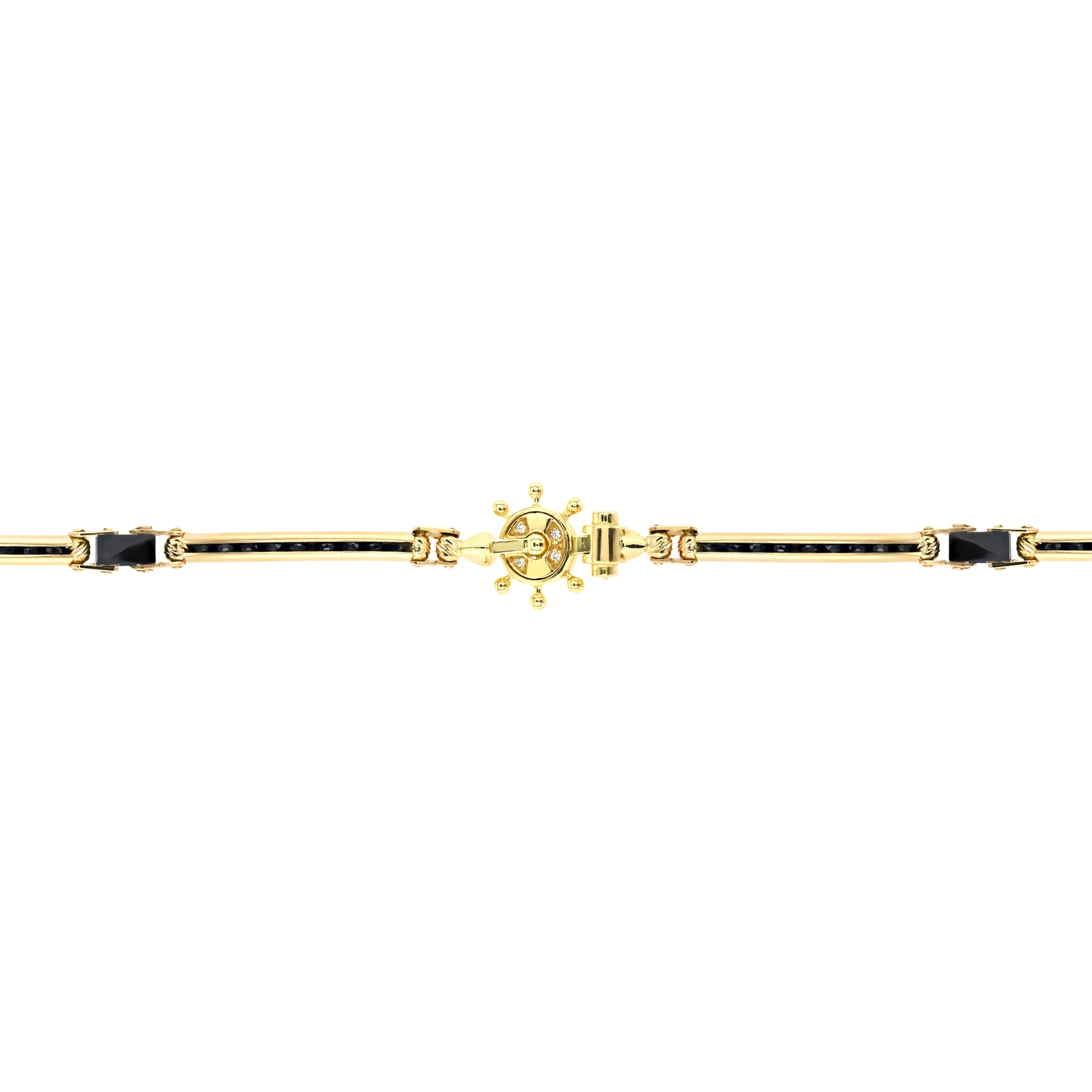 18K Boat Rudder Gold Bracelet