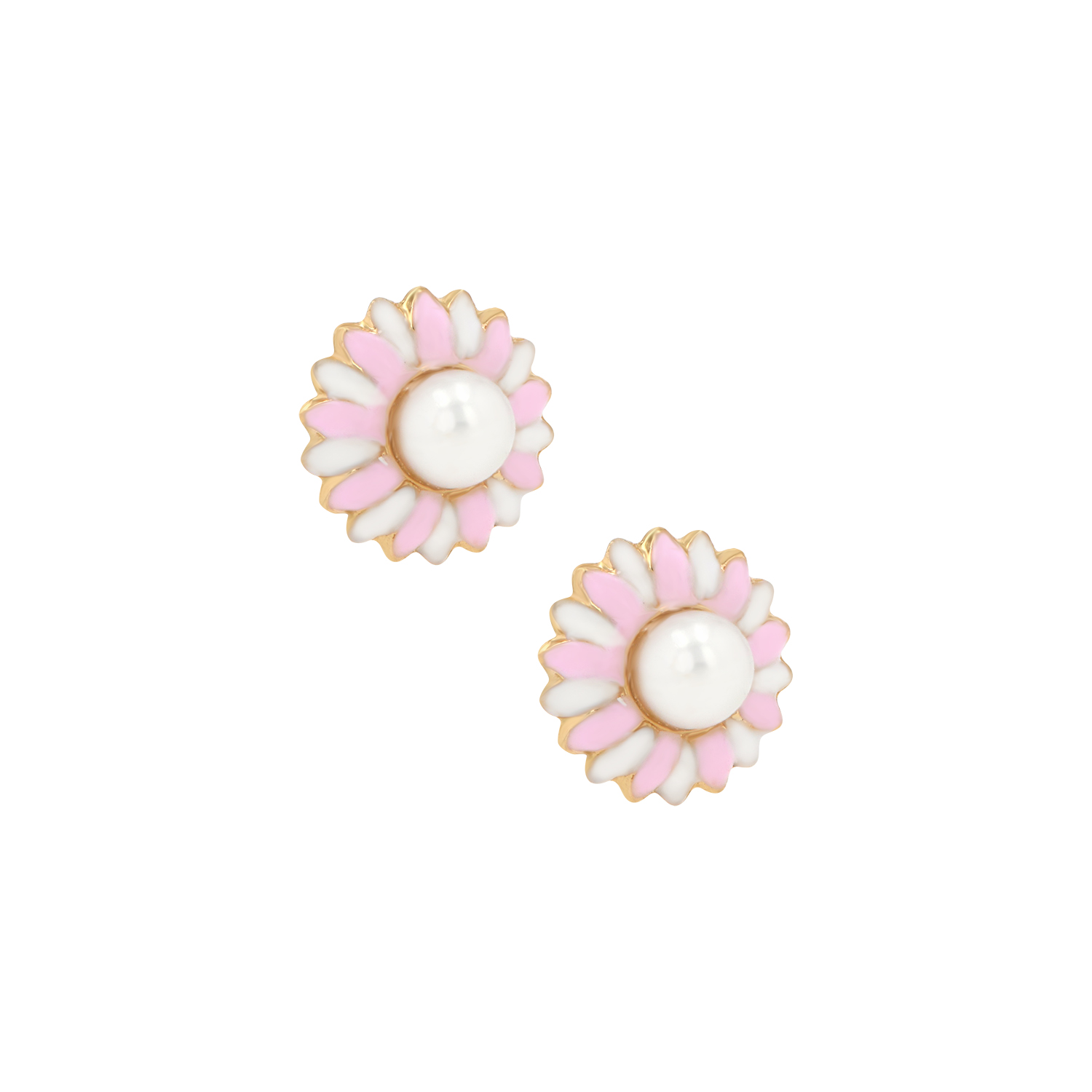 Gold earrings