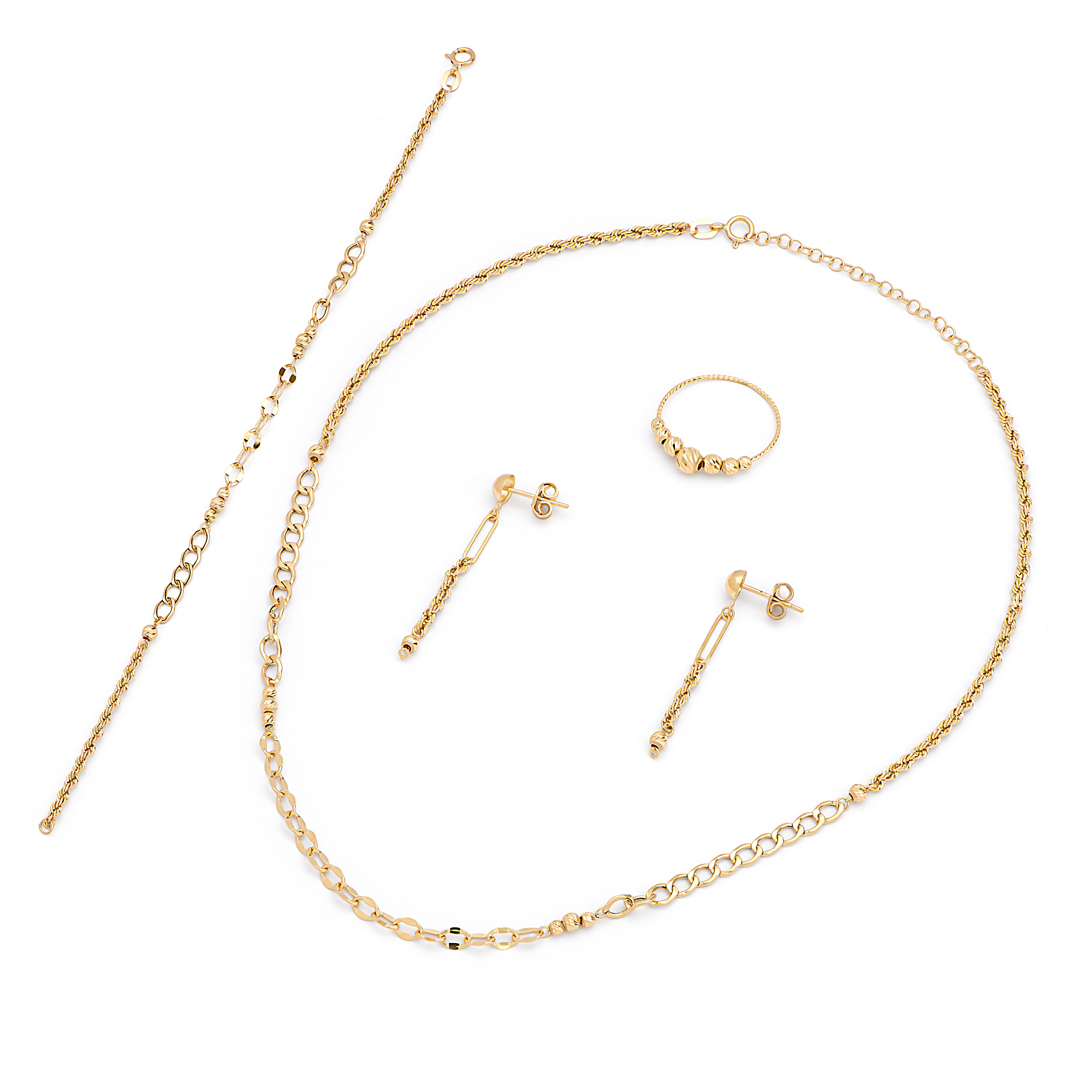 طقم أوريفان ذهب 18 قيراط