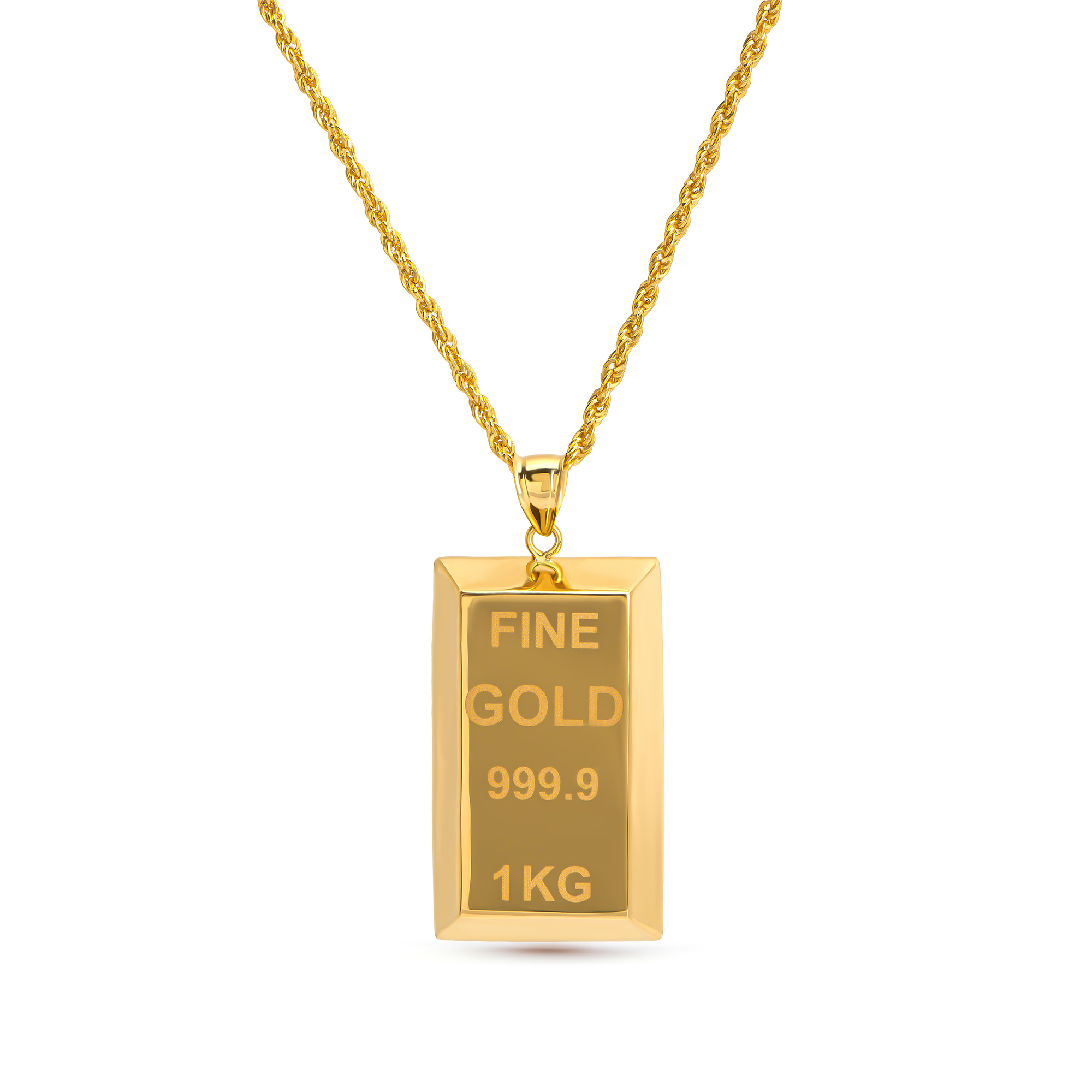 21K Bullion Gold Necklace