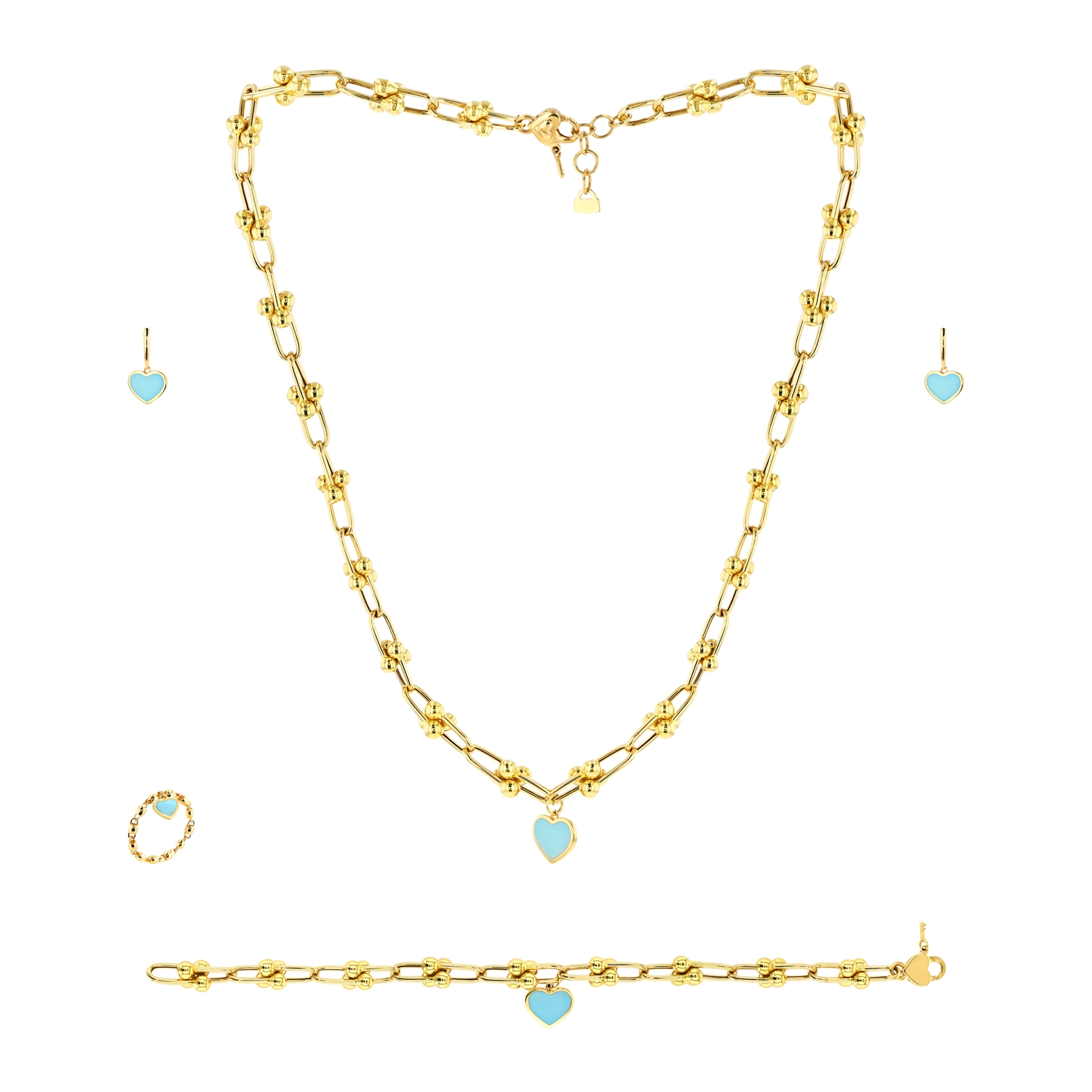 Lowe Serenade of Hearts 21K Gold Set