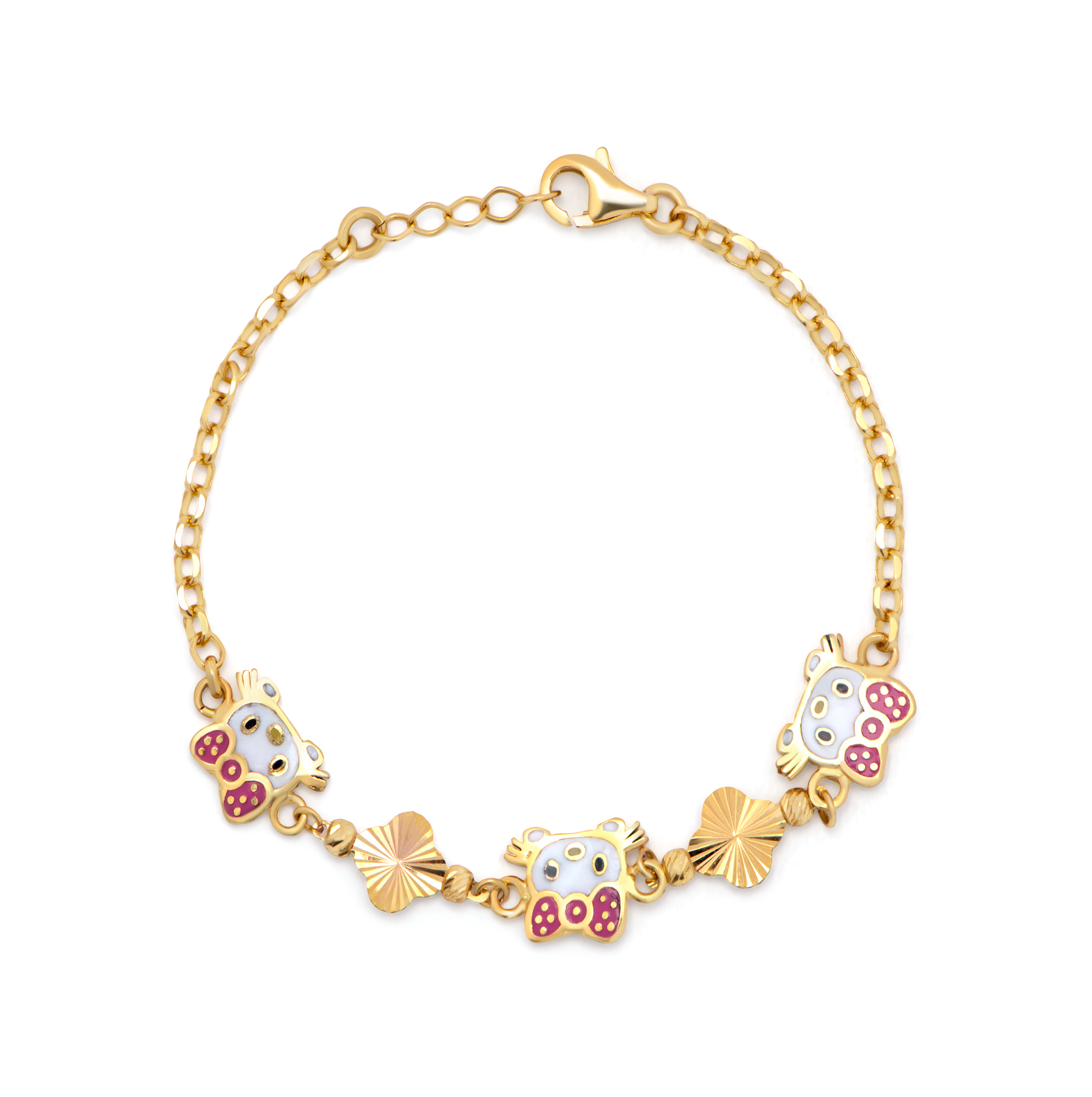 21K Babushka Kids Gold Bracelet