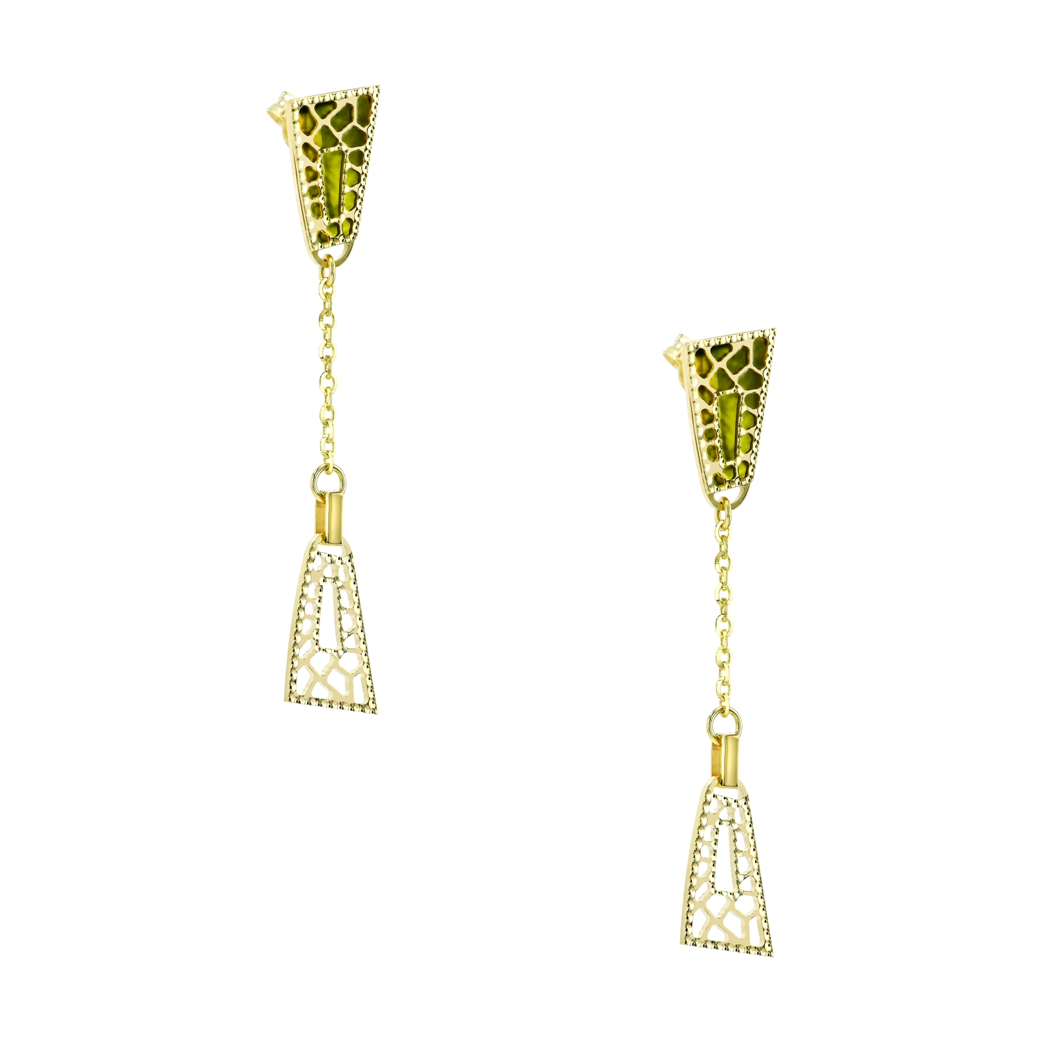 18K Gold Earring