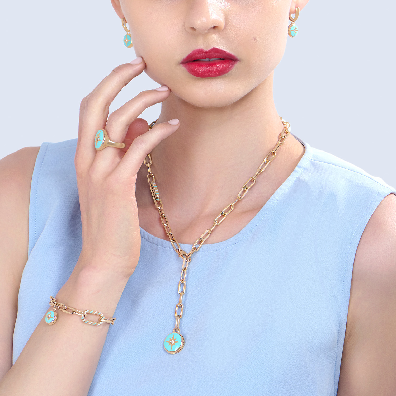 Lowe Antares 21K Gold Set