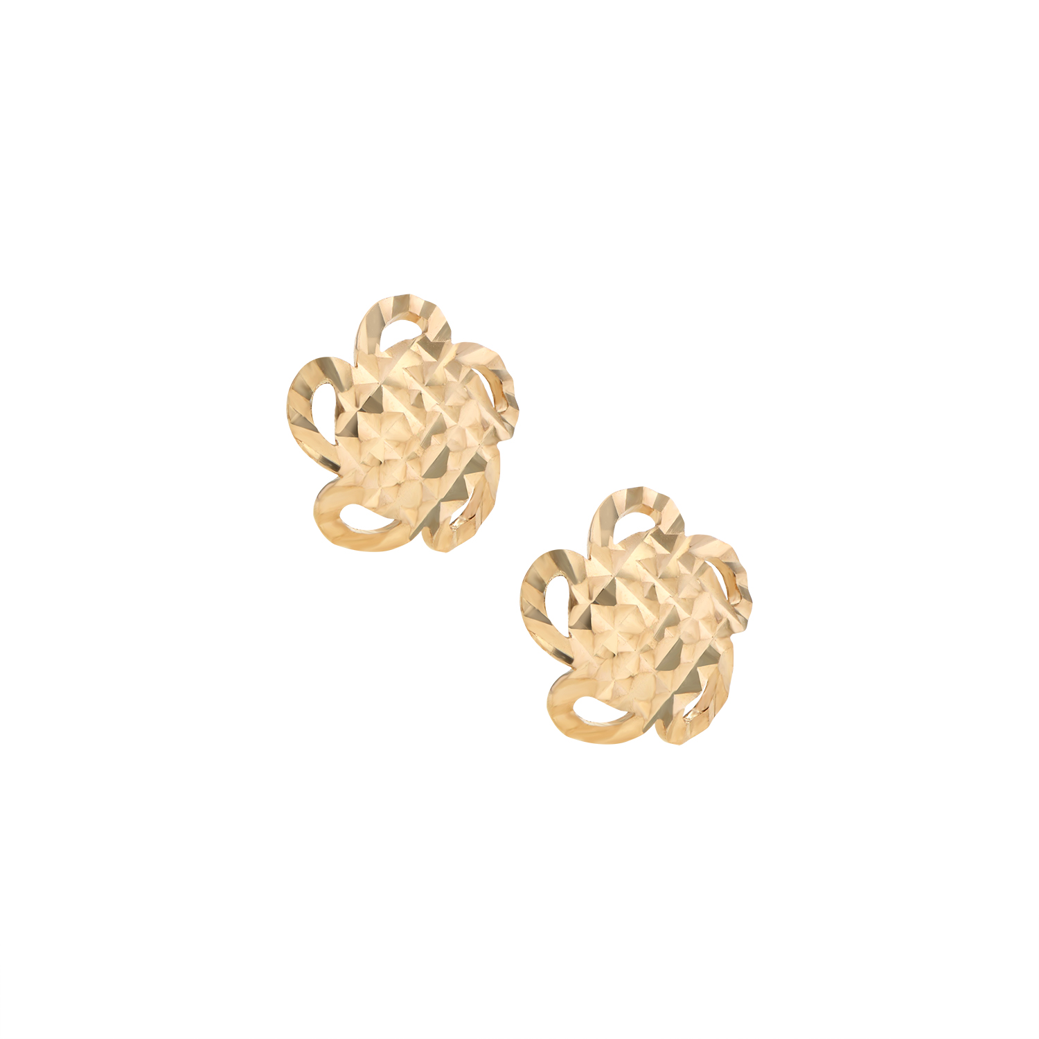 Gold earrings