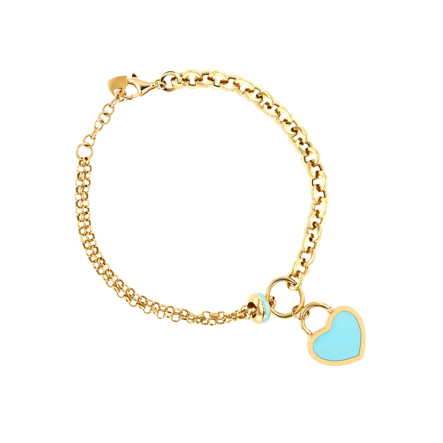 Heartfelt Lowe 18K Gold Bracelet