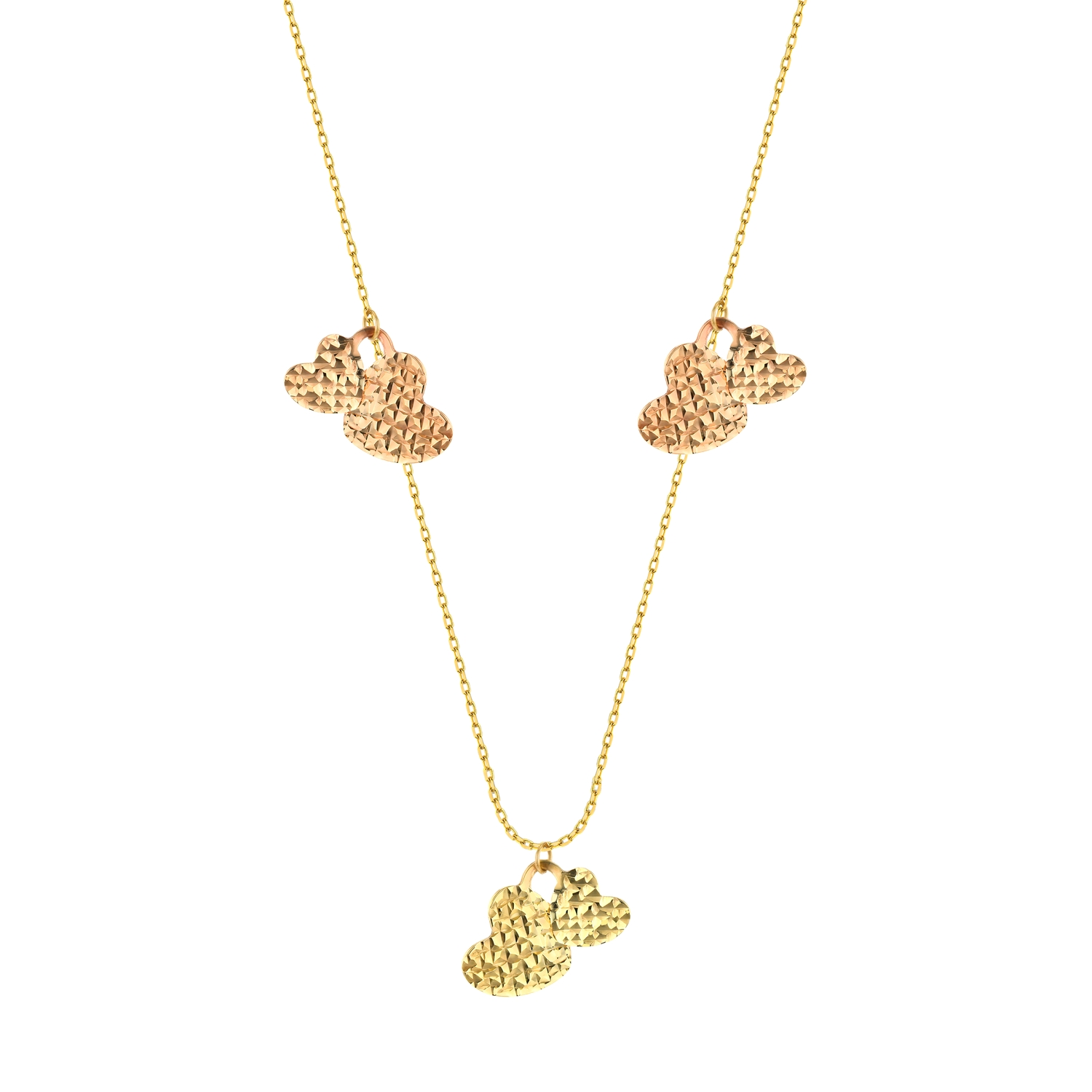 18K Heart Beats Gold Necklace