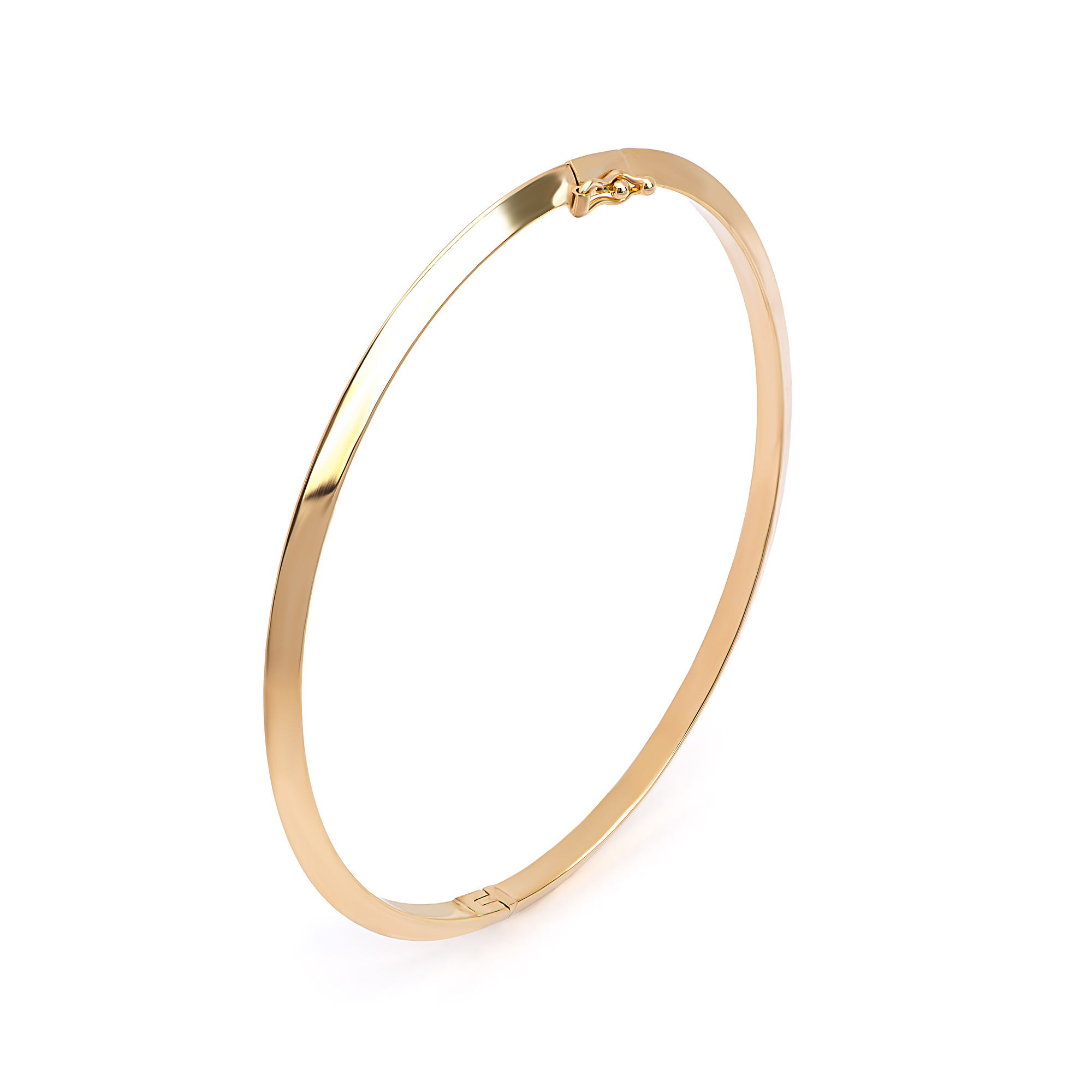 18K Veroda Gold Bangle