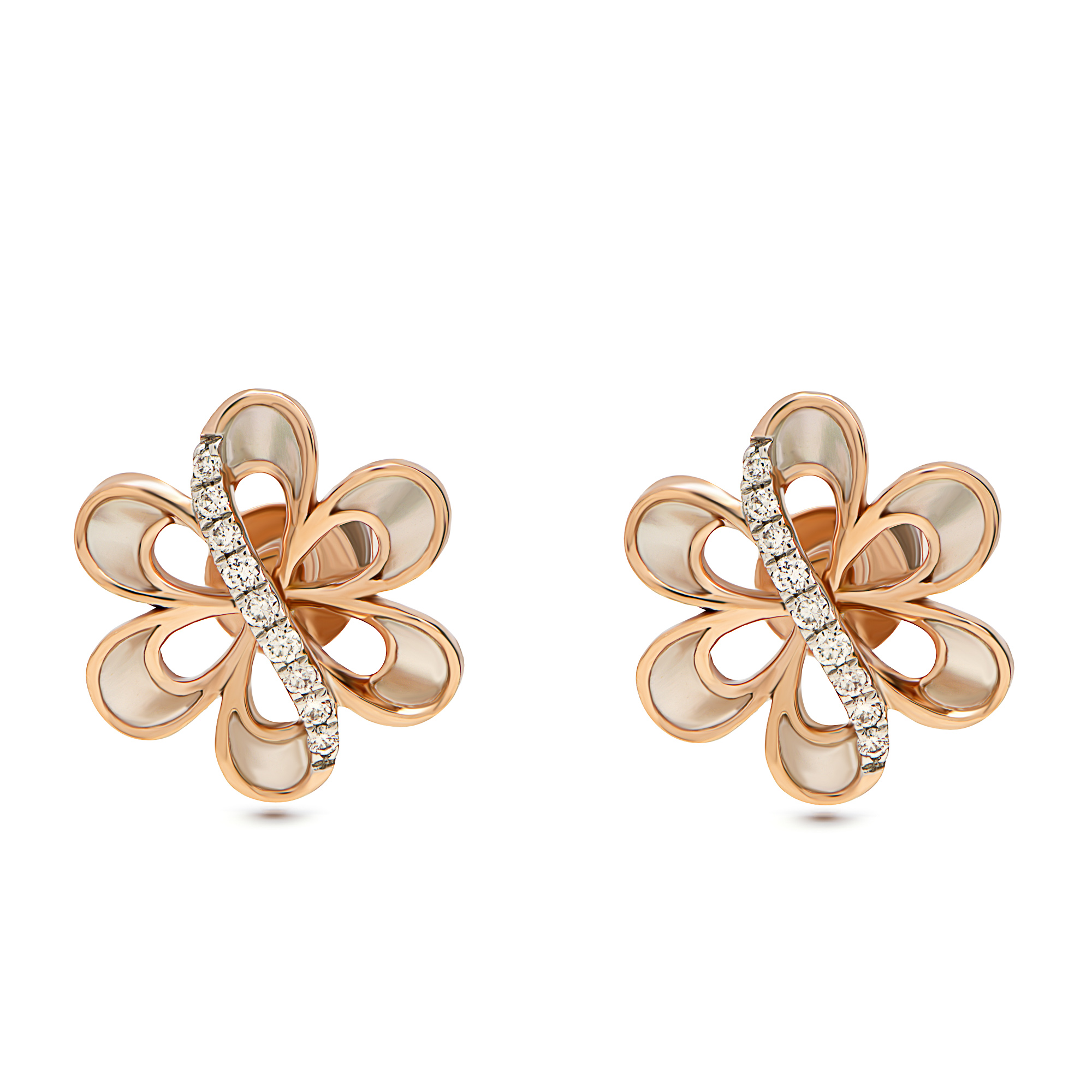 0.07CT Ledan Stud Diamond Earrings