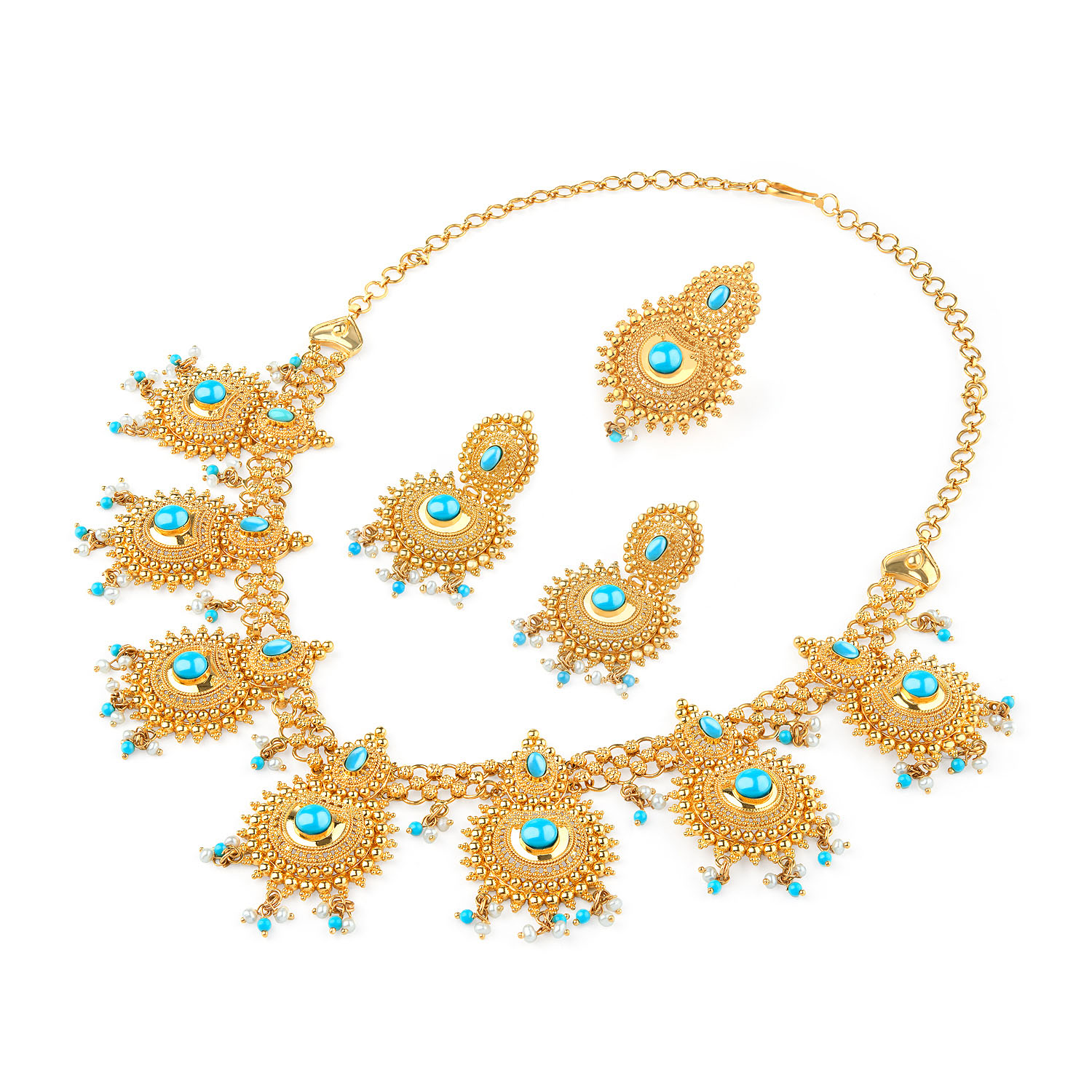 Sultana 21K Traditional Gold Set