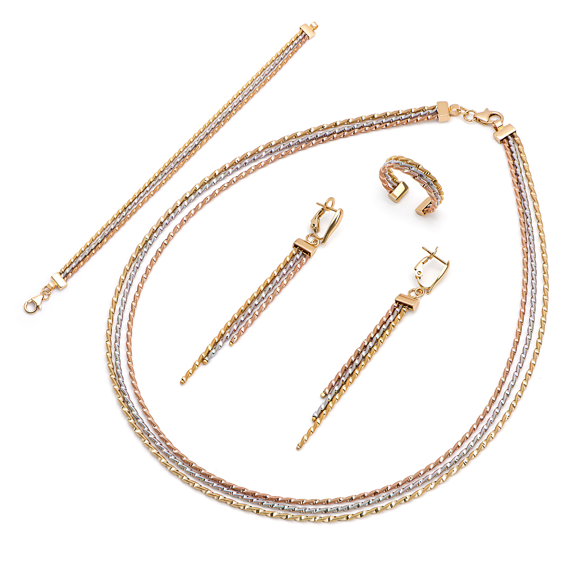 طقم نانا من الذهب عيار 21 قيراط