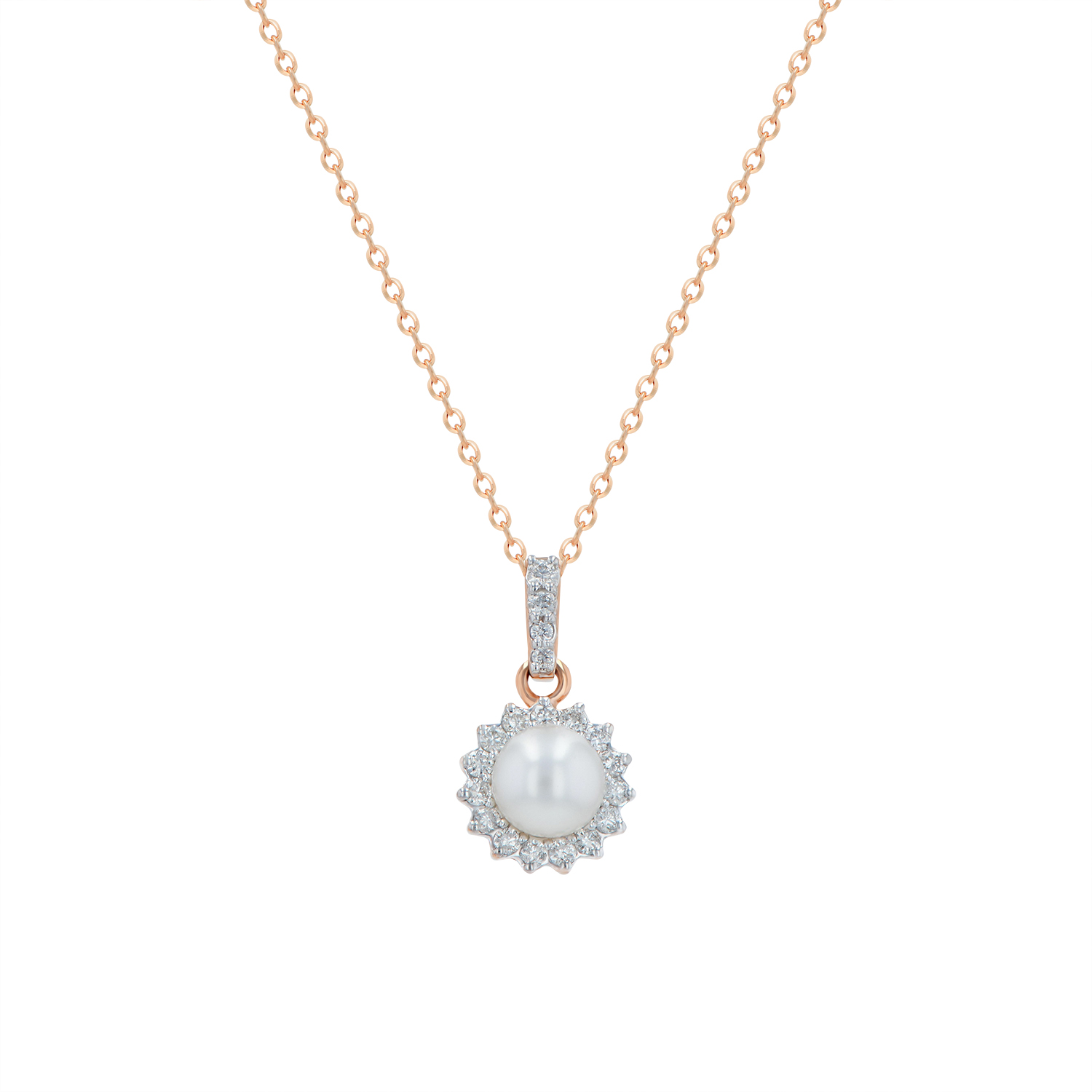 Sky pearl necklace
