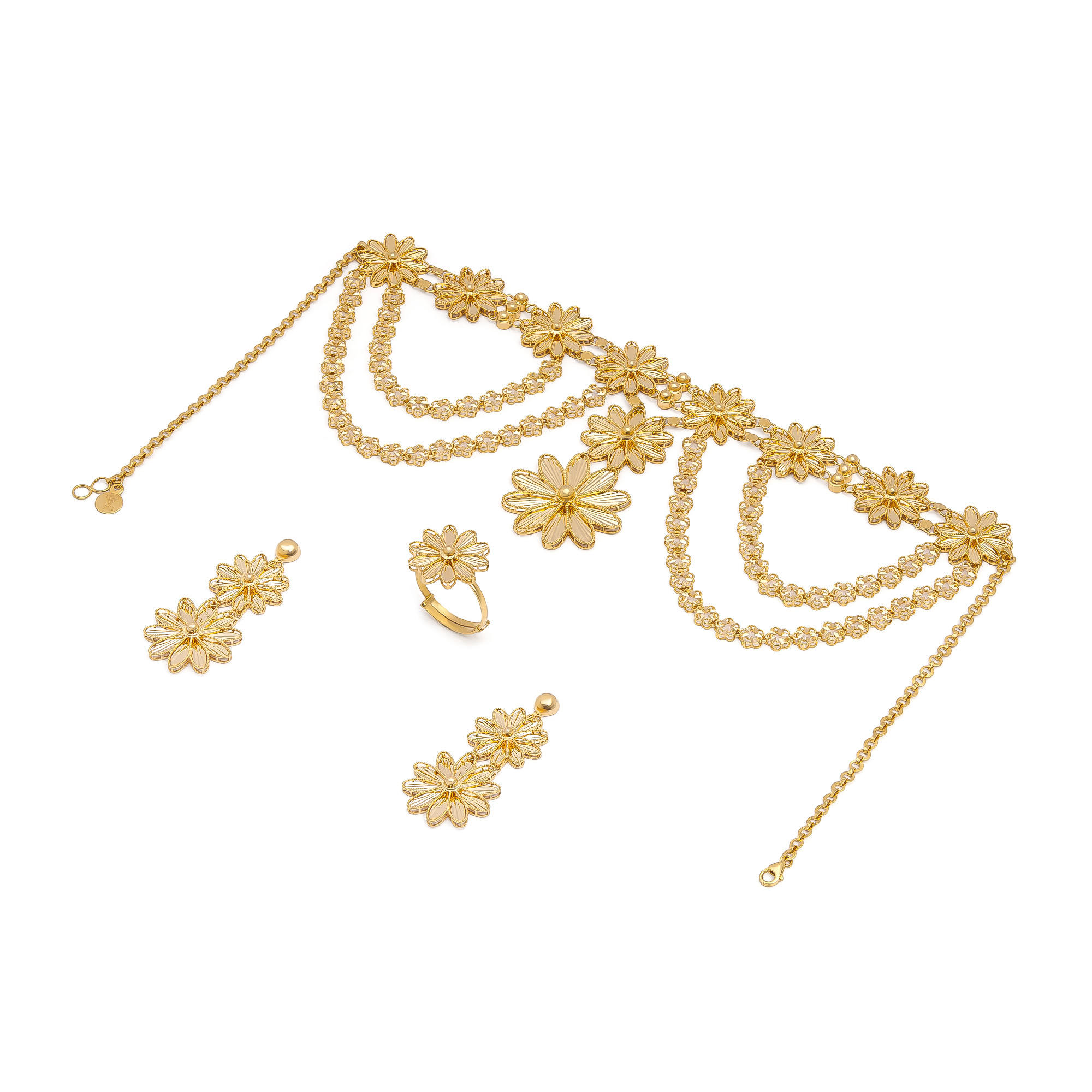 21K Traditional Gold Set from Wardah Collection