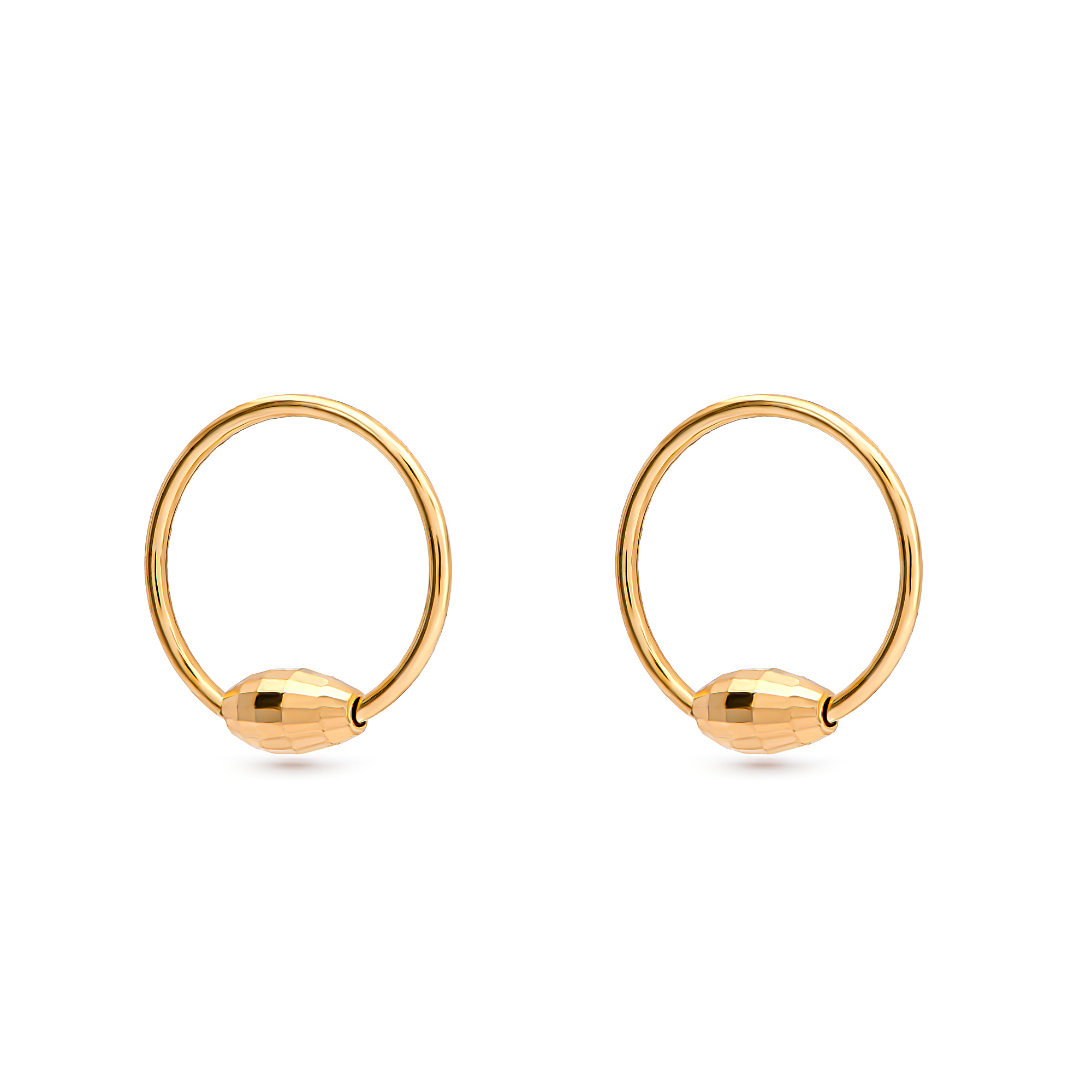 أقراط تشان من الذهب عيار 18 قيراط