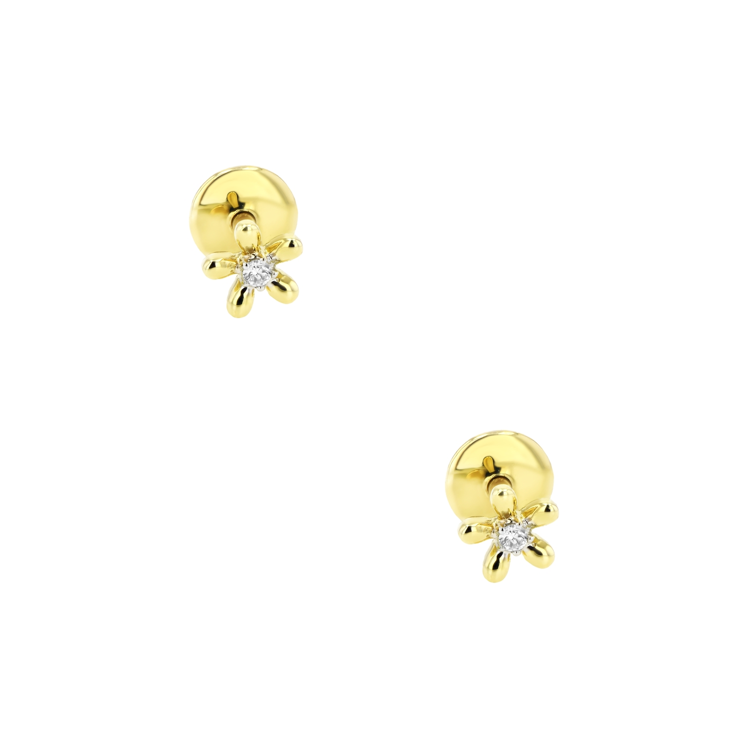 0.02CT Diamond Earring