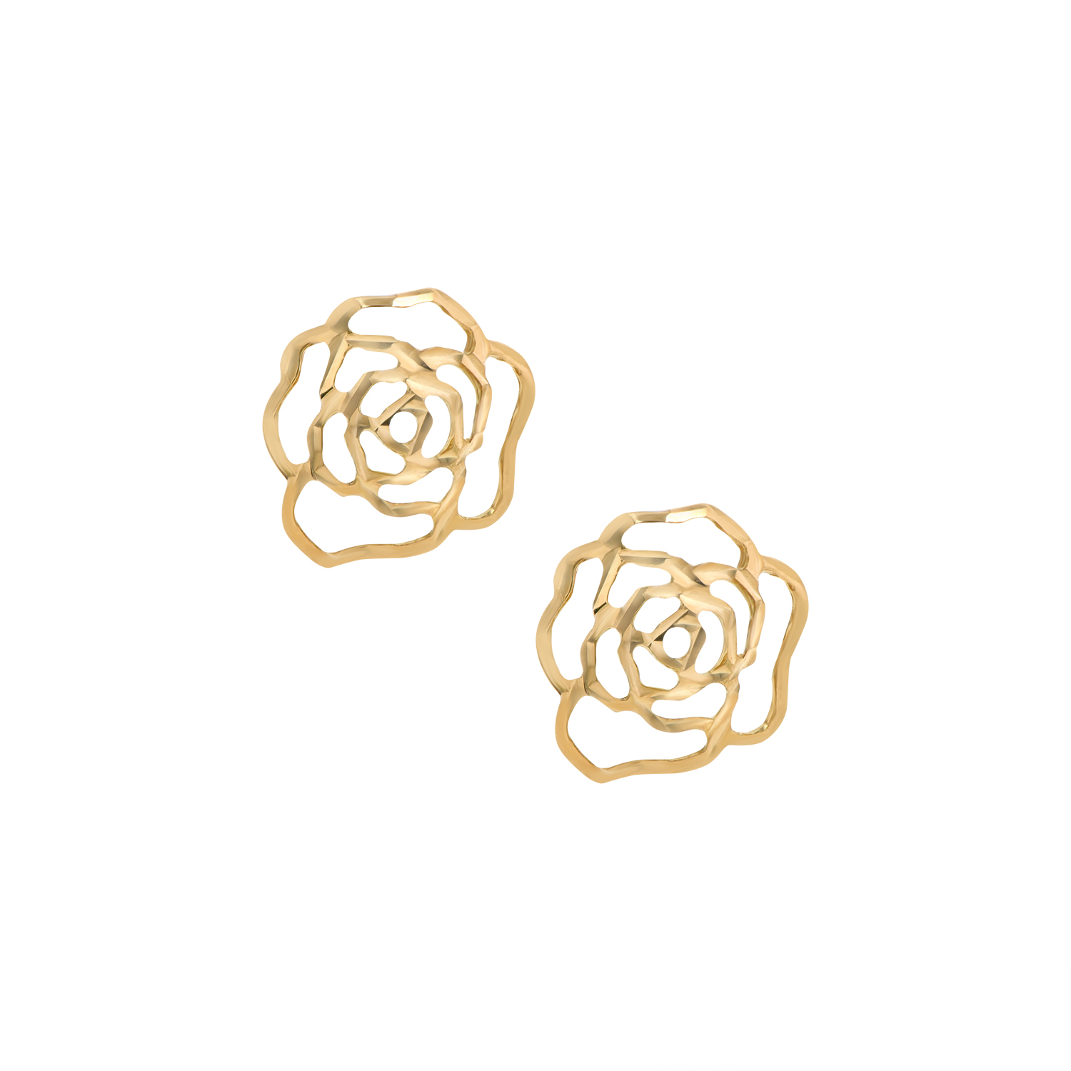 Gold earrings