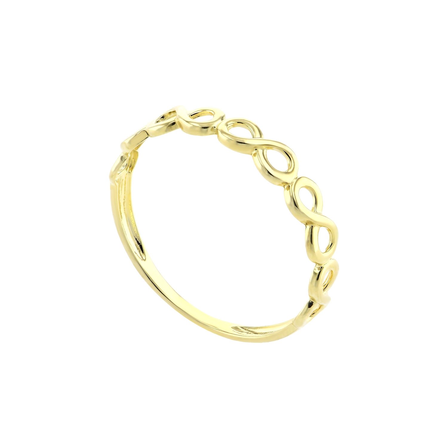 18K Infinity Gold Ring