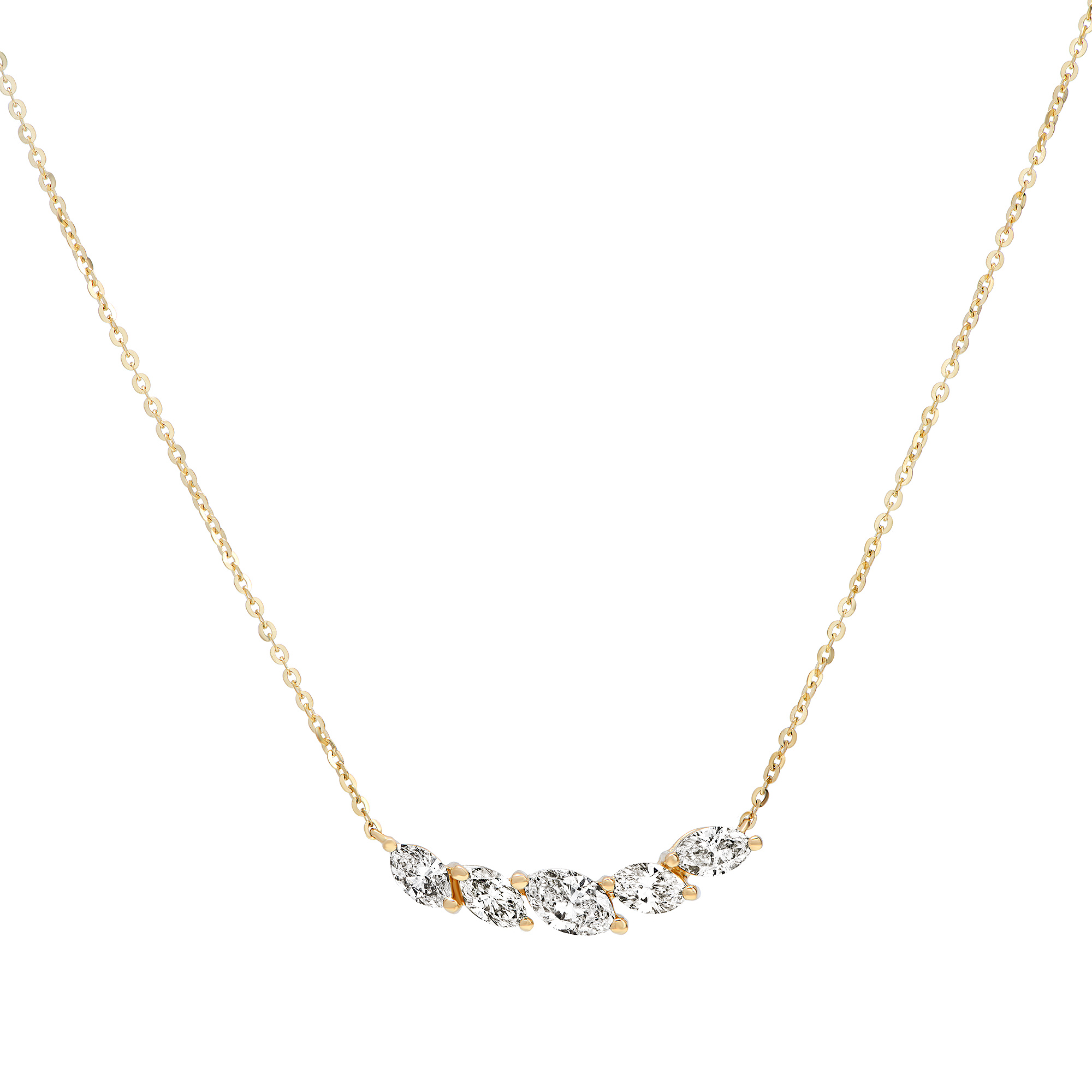 0.88CT Cropt Diamond Necklace