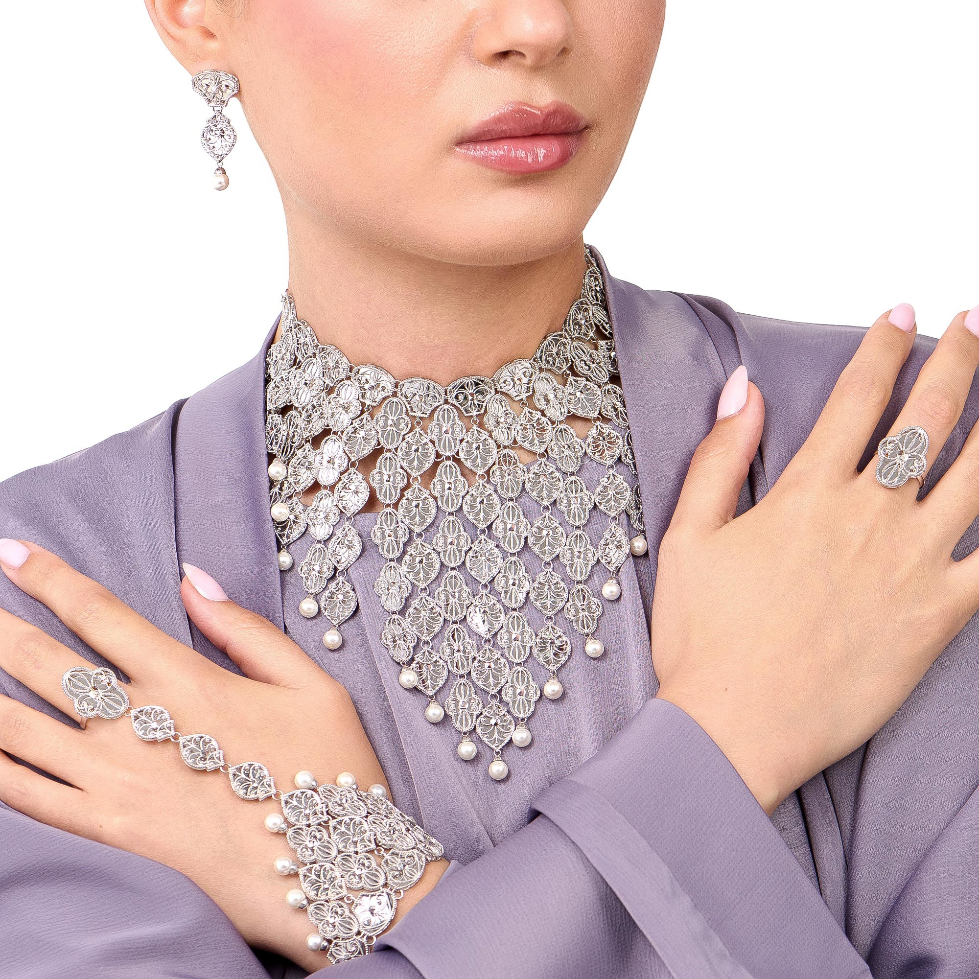 21K Traditional Gold Set from Hind Collection