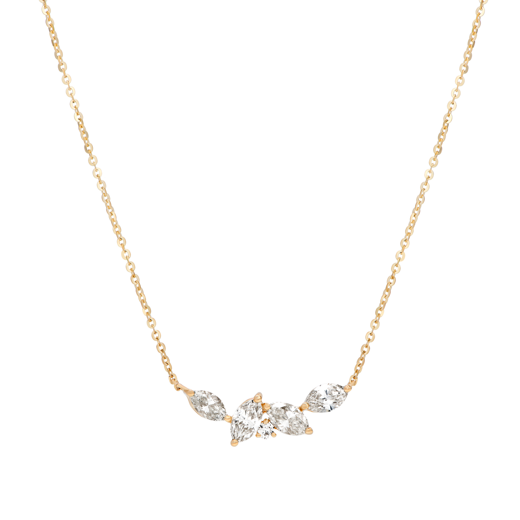 0.83CT Cracky Diamond Necklace