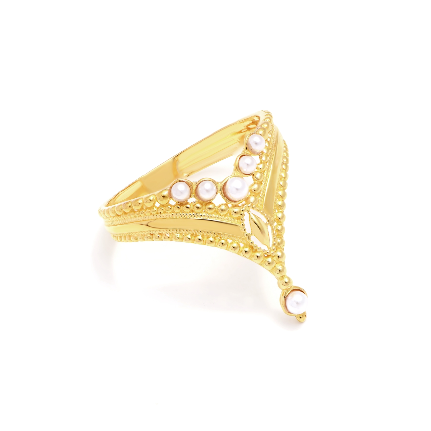 Sand Dunes 21K Traditional Gold Ring