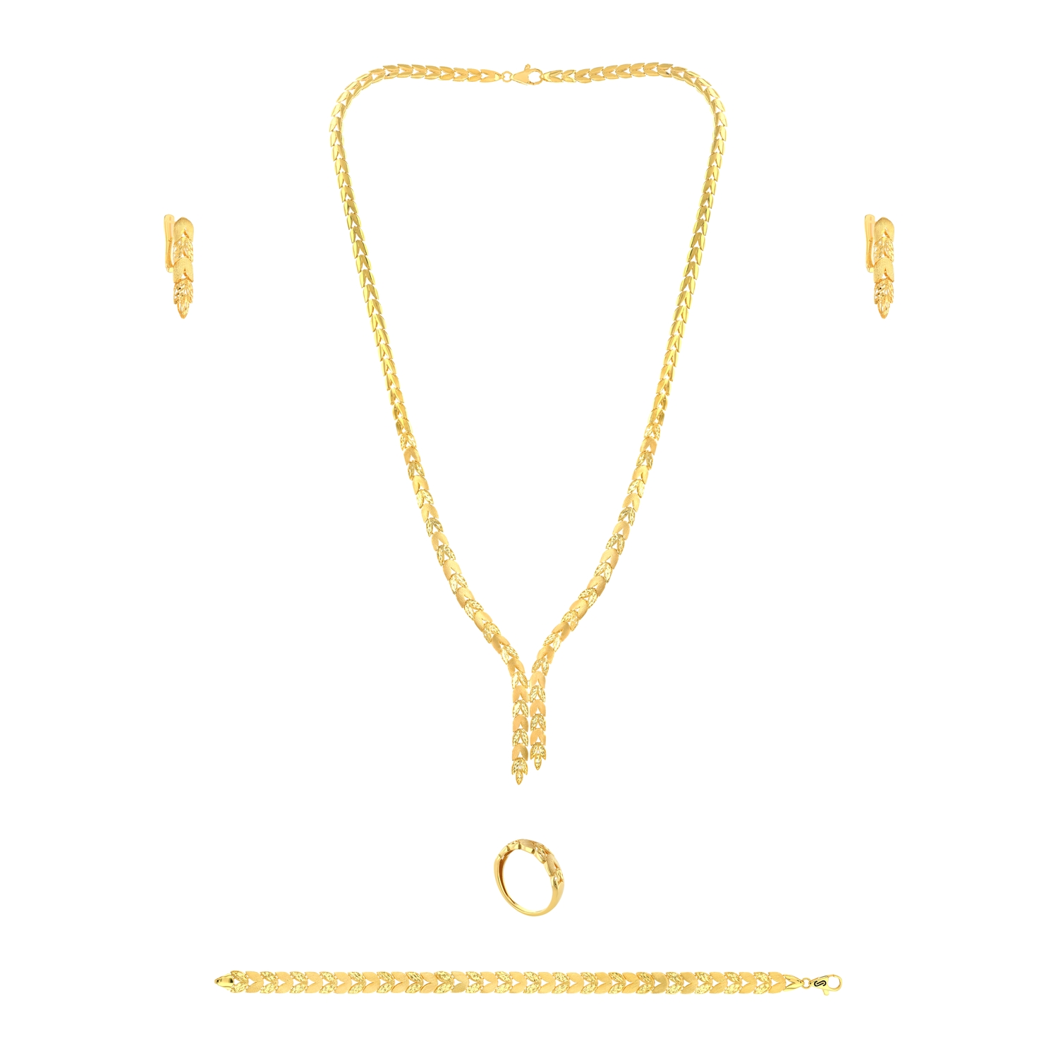 21K Royal Lattice Elegance Set