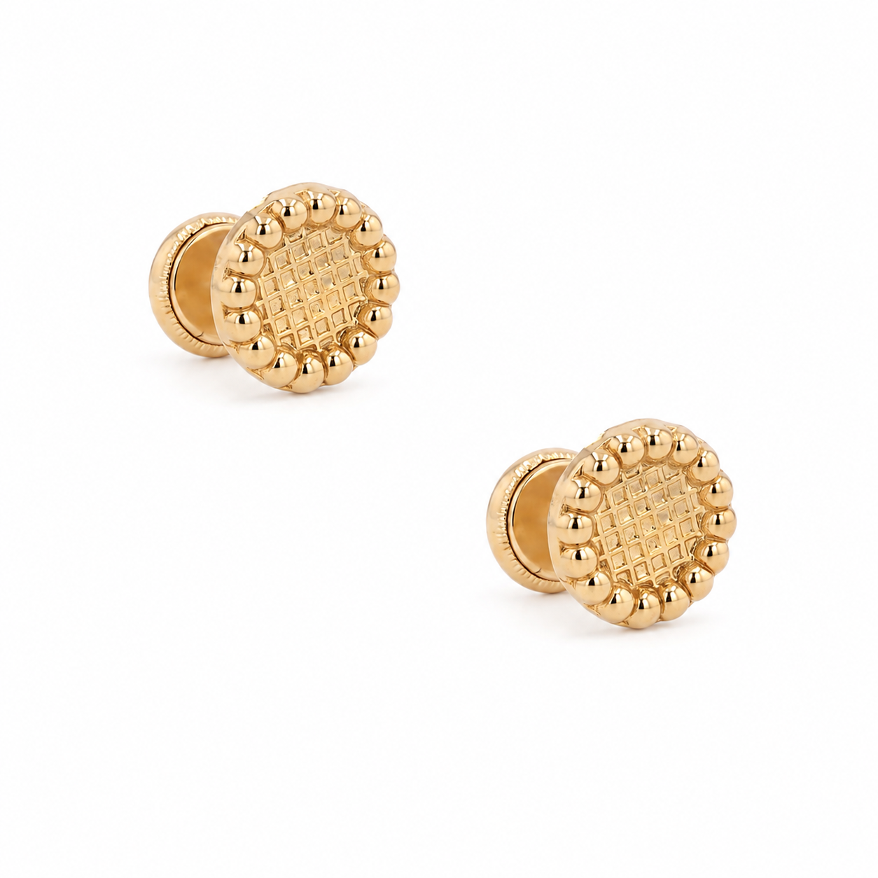 Gold earrings