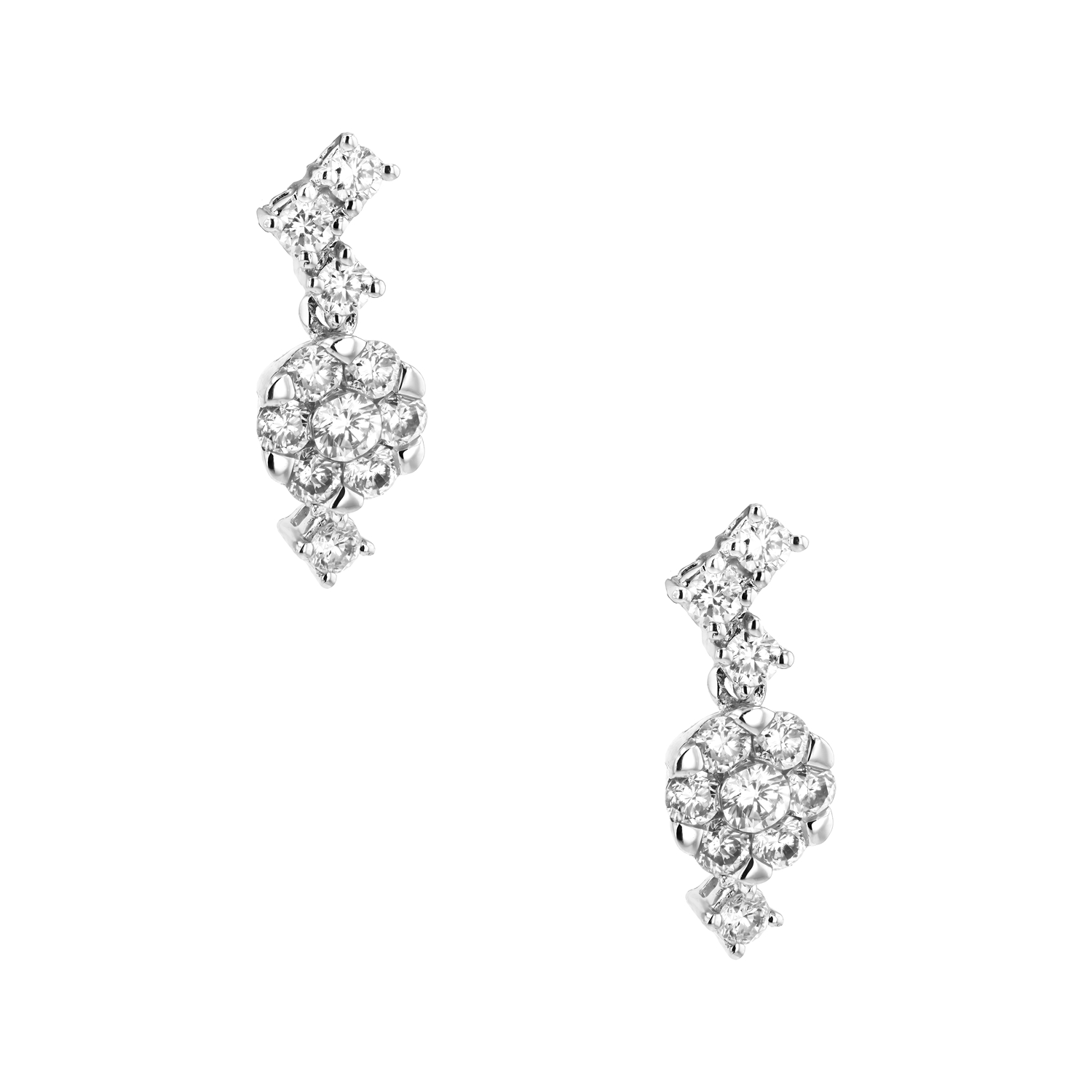 0.61CT Diamond Earring