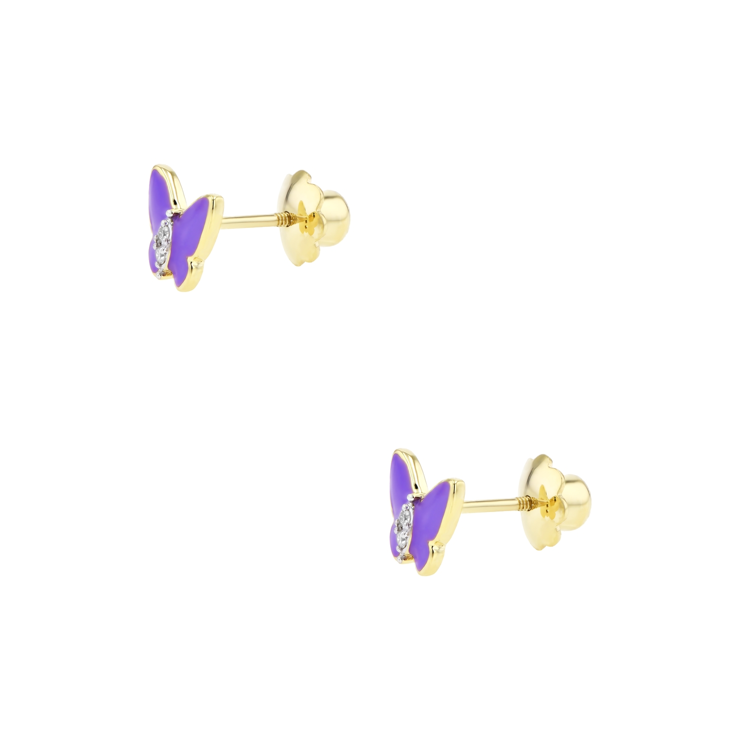 0.01CT Diamond Earring