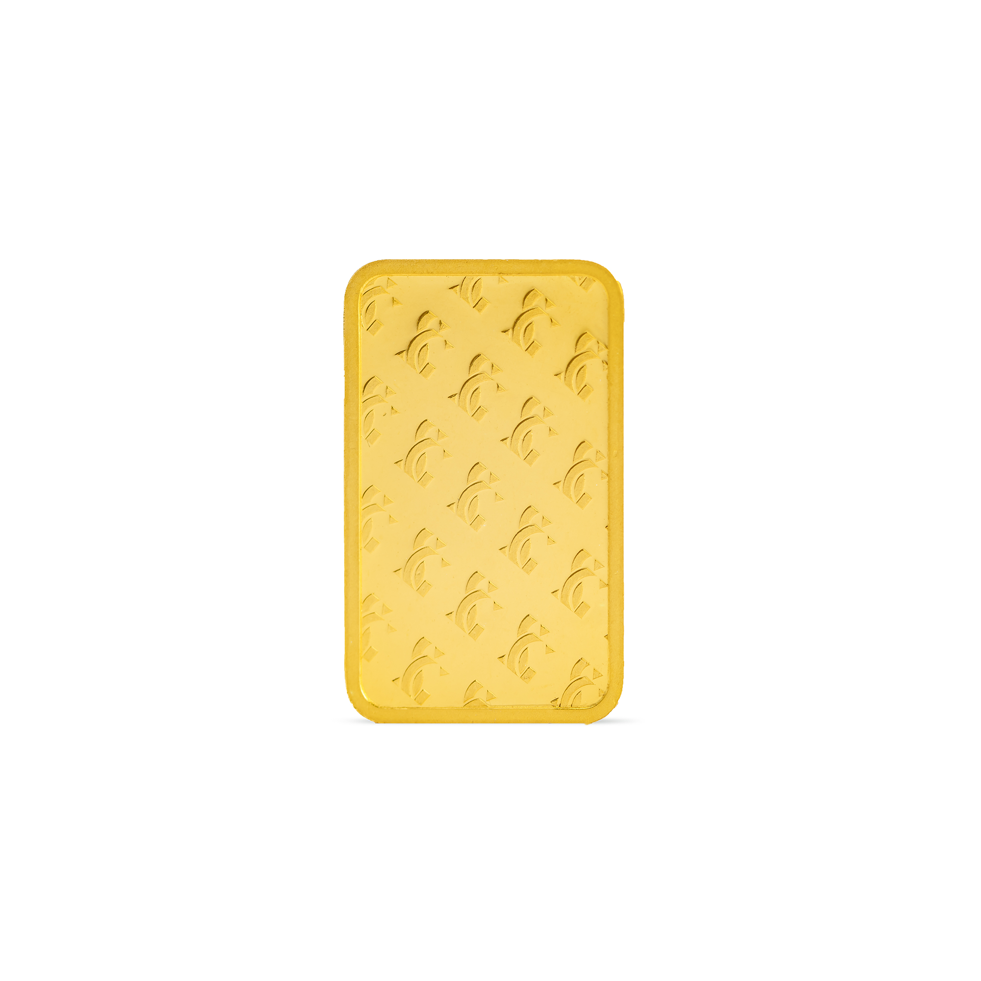 سبيكة ذهب سويسري عيار 24 بنقش قطري متكرر