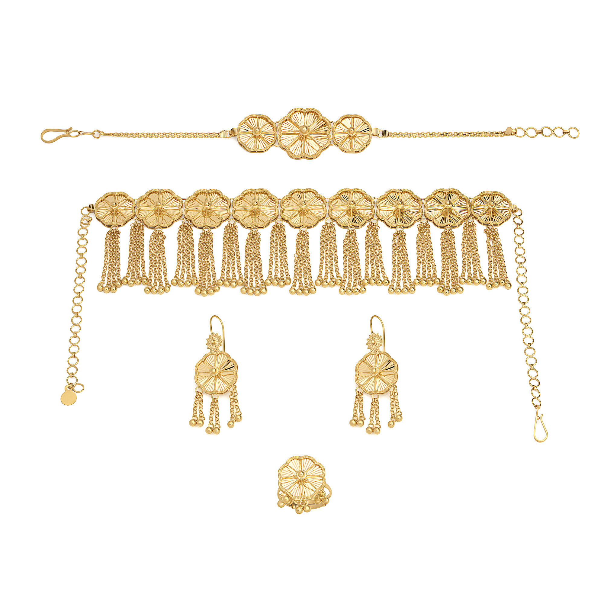 21K Maleika Traditional Gold Set