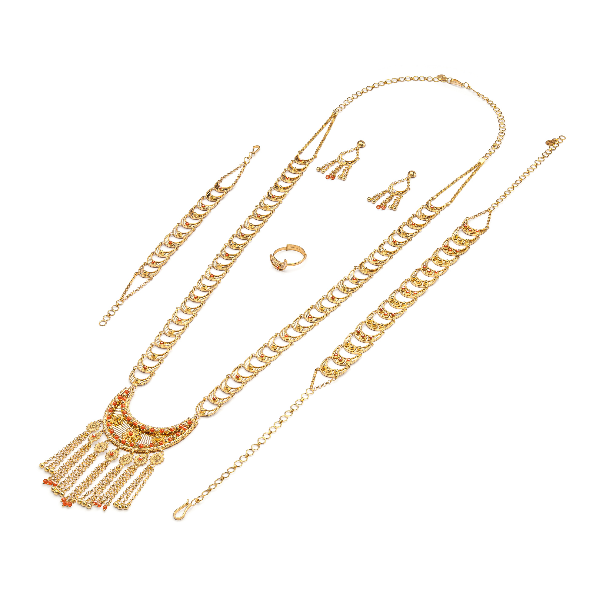 21K Traditional Gold Set from Hilal Collection