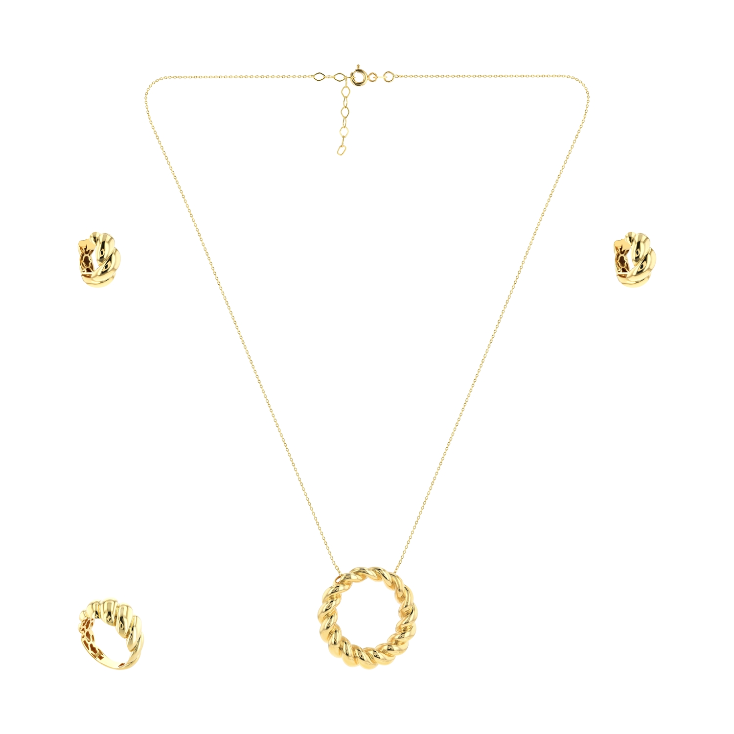 Halo Tropic 18K Gold Set