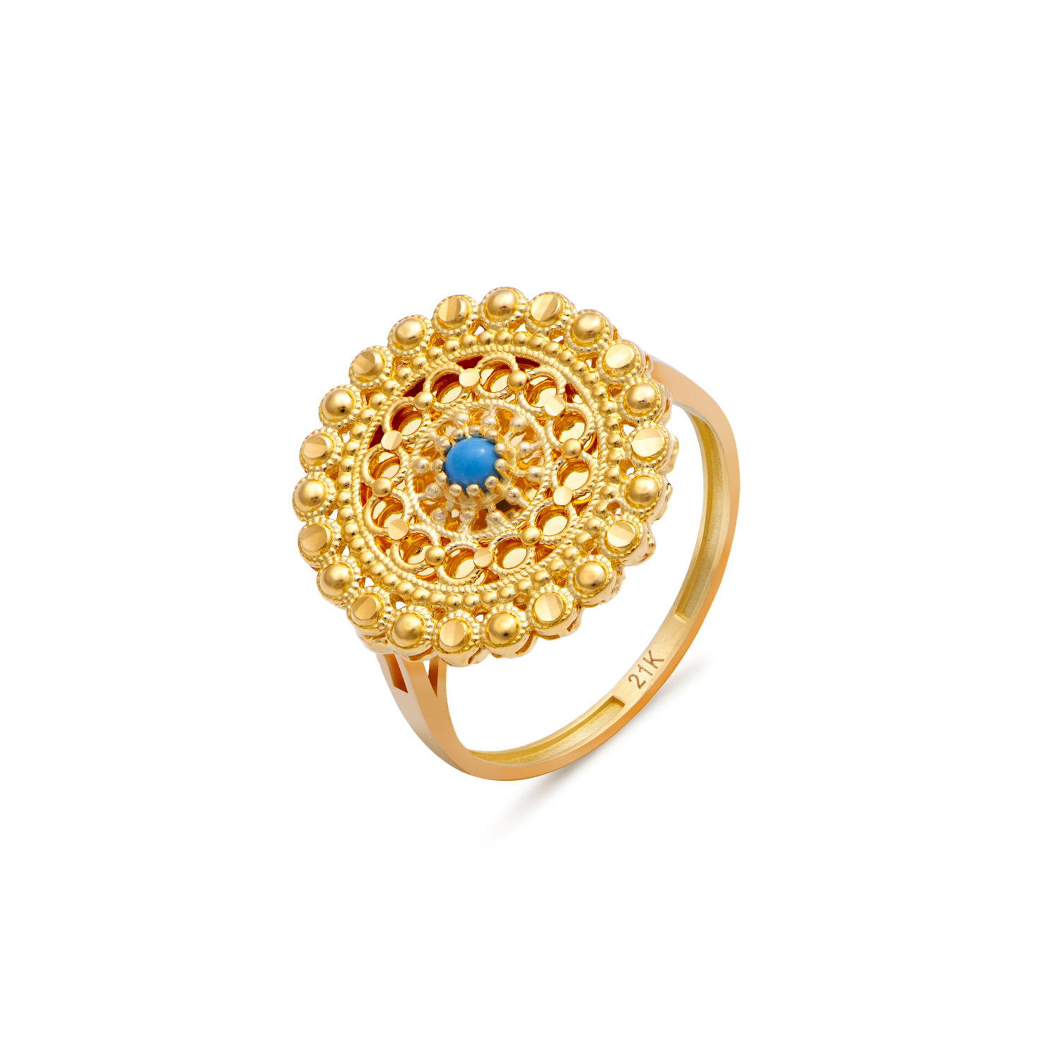 21K Devotion Gold Ring