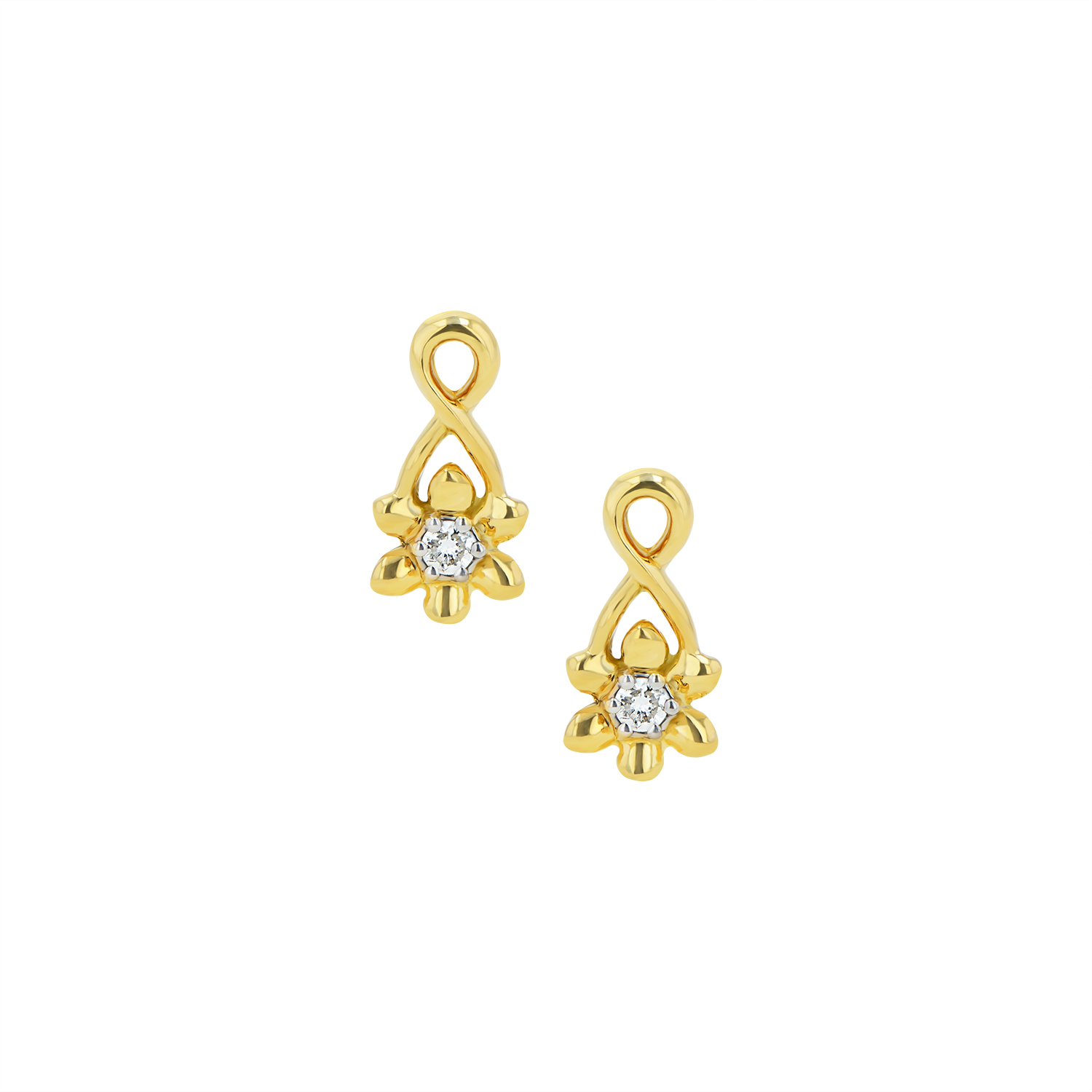 Flower Charm Earring