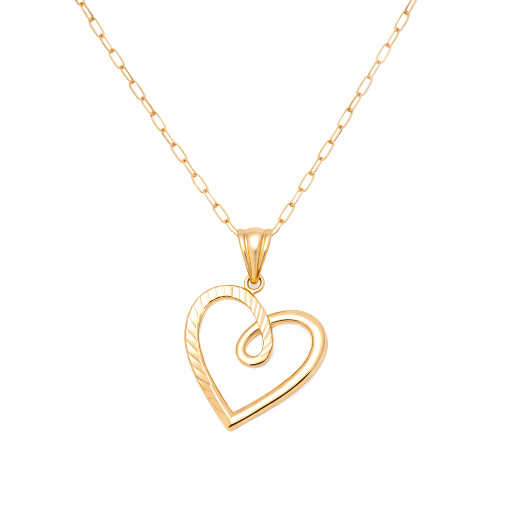 قلادة بانزيا من الذهب عيار 18 قيراط