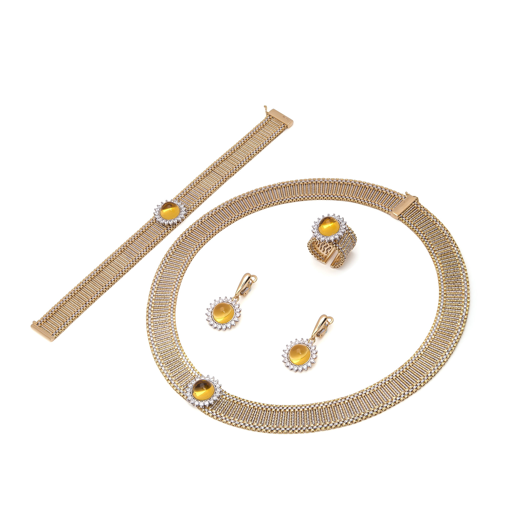 21K Amber Radiance Gold Set