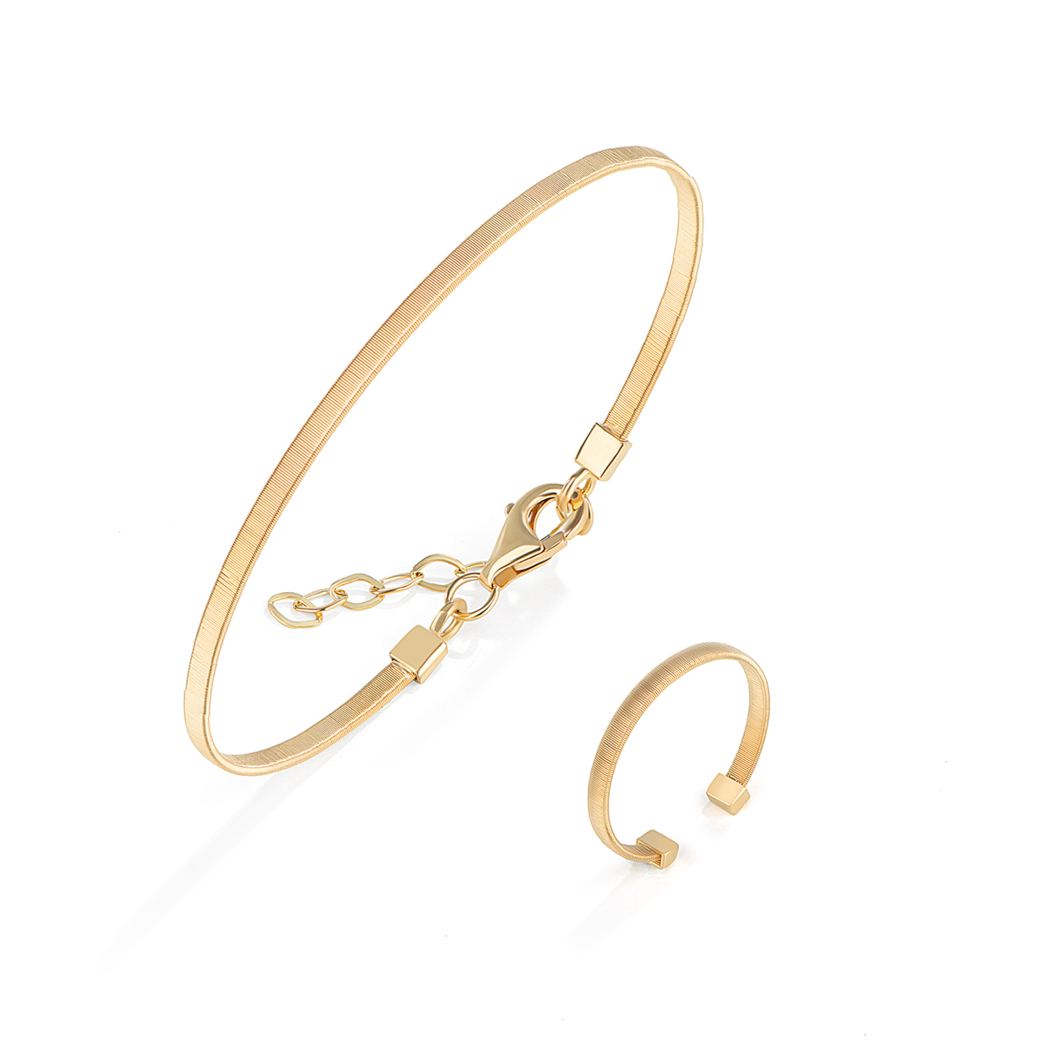 18K Briony Cadence Gold Bracelet Set